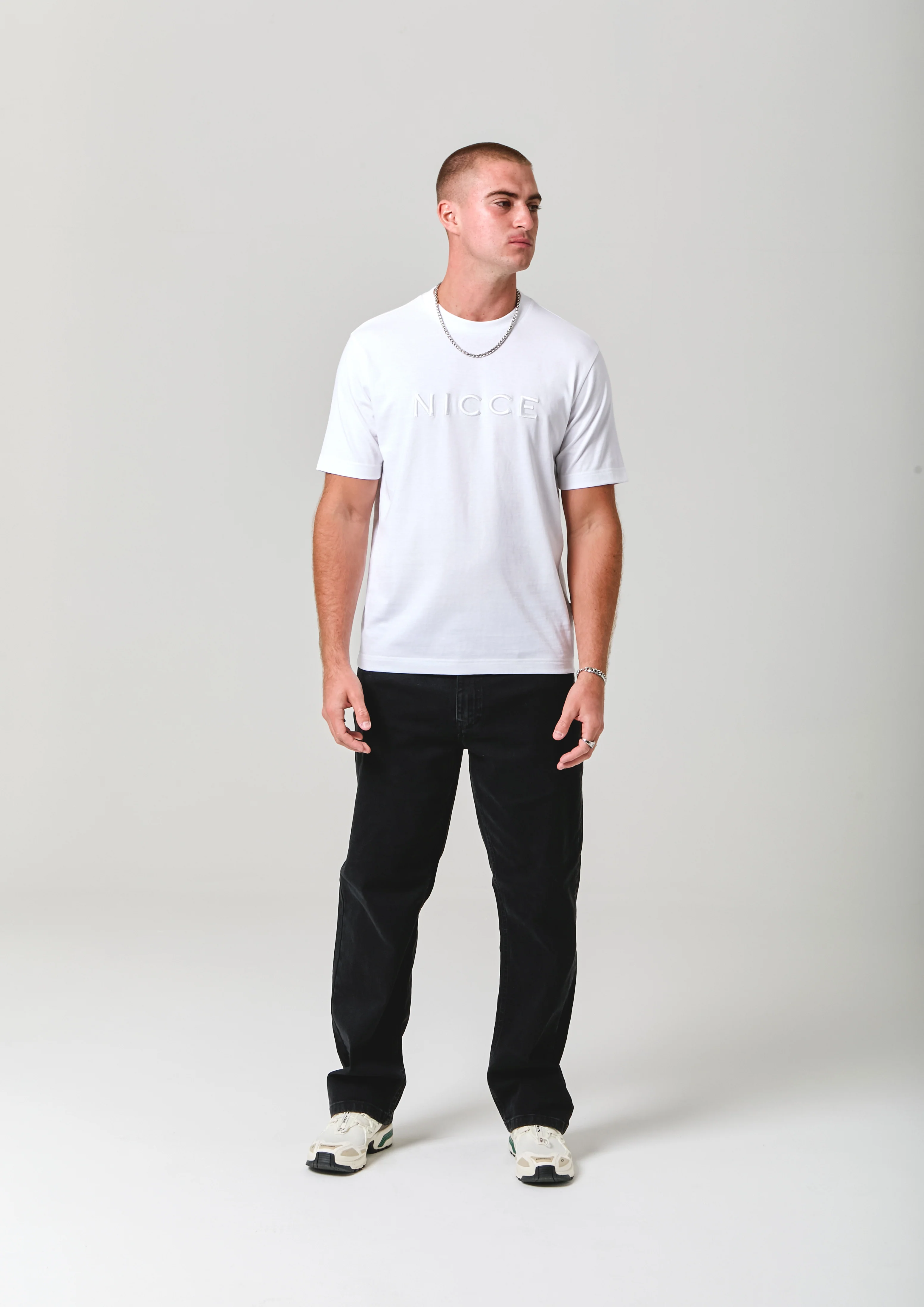 NICCE Mens Mercury T-Shirt | White - Image 4