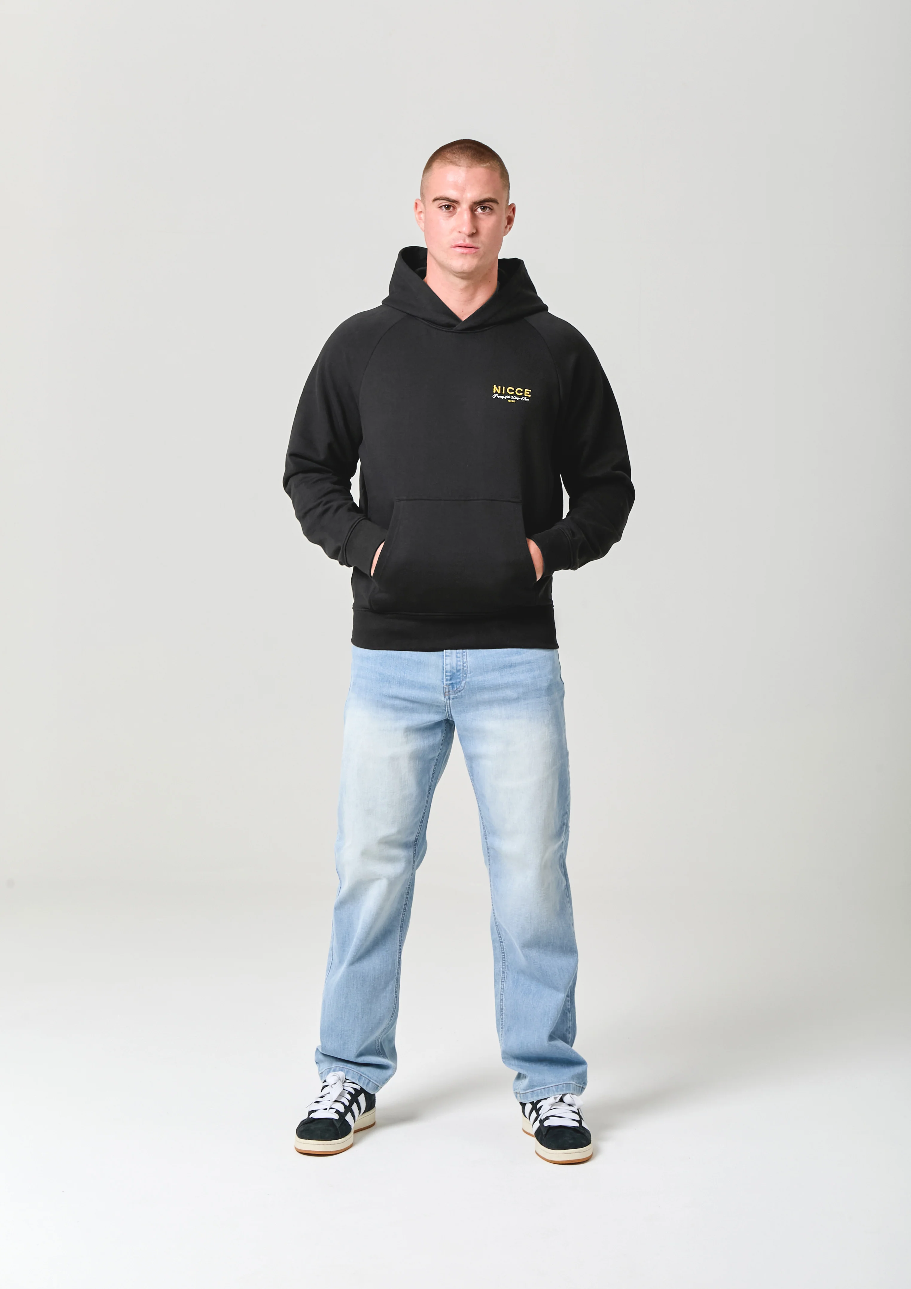 NICCE Mens Meridian Hoodie | Black - Image 2