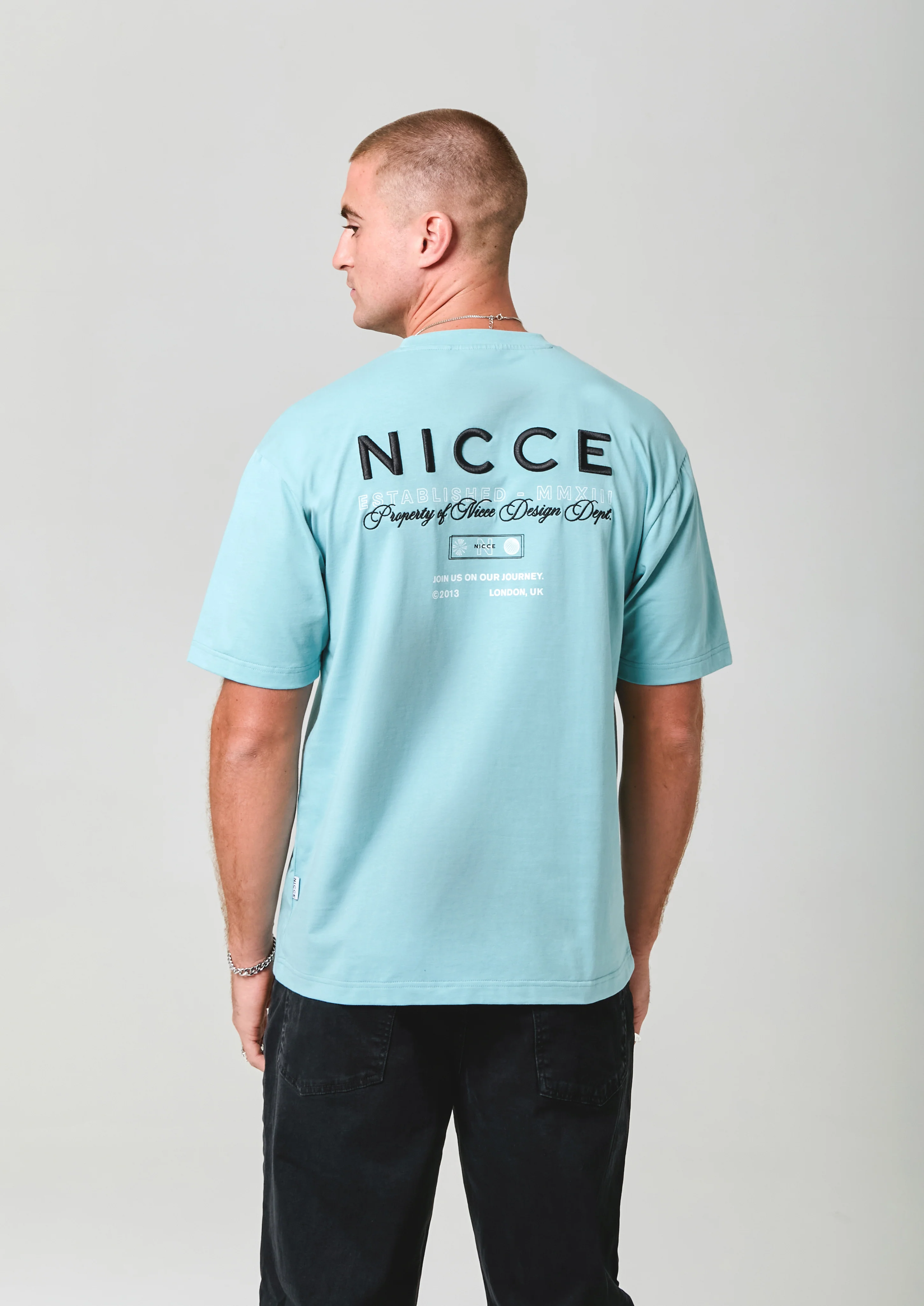 NICCE Mens Meridian T-Shirt | Blue