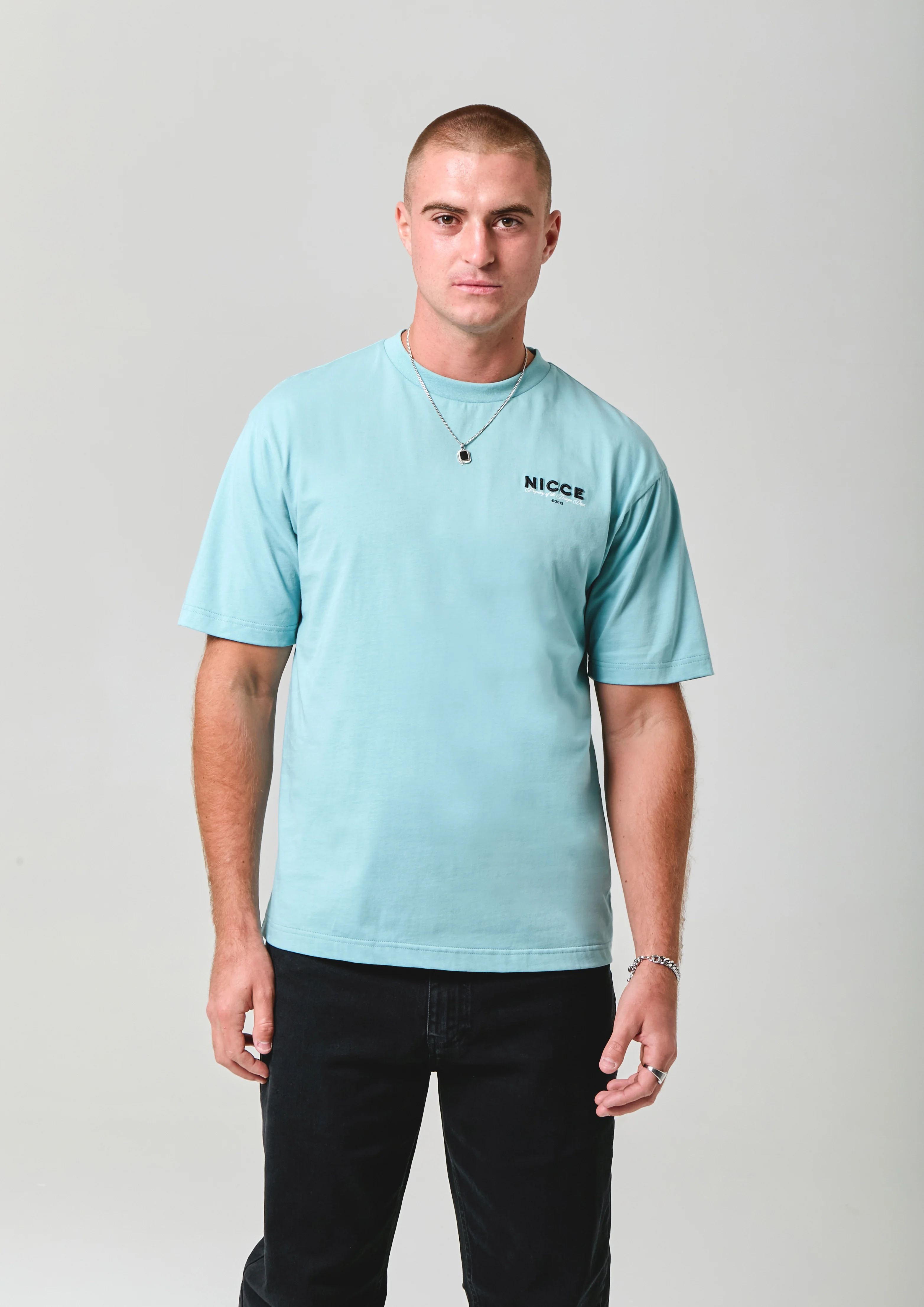 NICCE Mens Meridian T-Shirt | Blue - Image 3