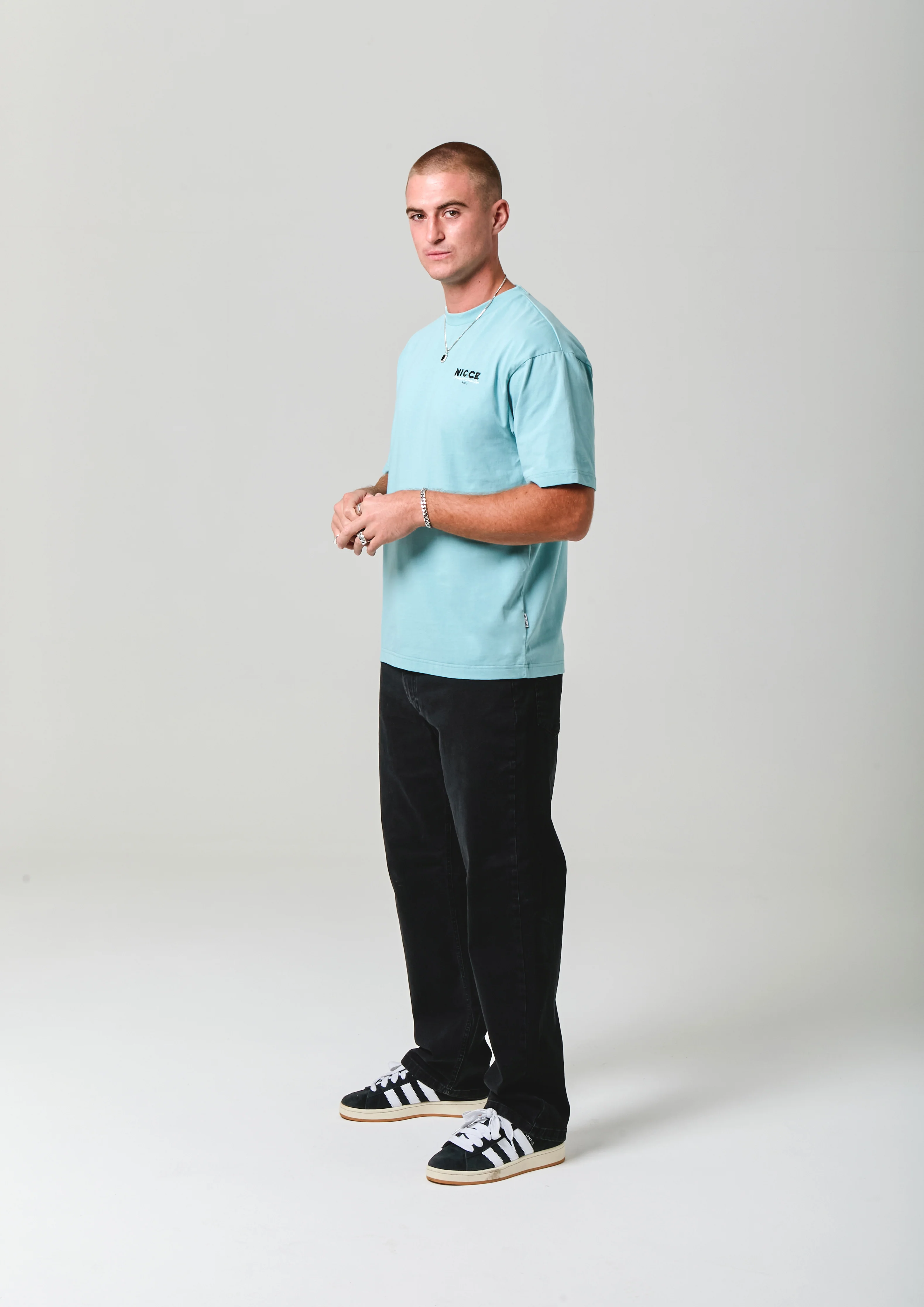 NICCE Mens Meridian T-Shirt | Blue - Image 6