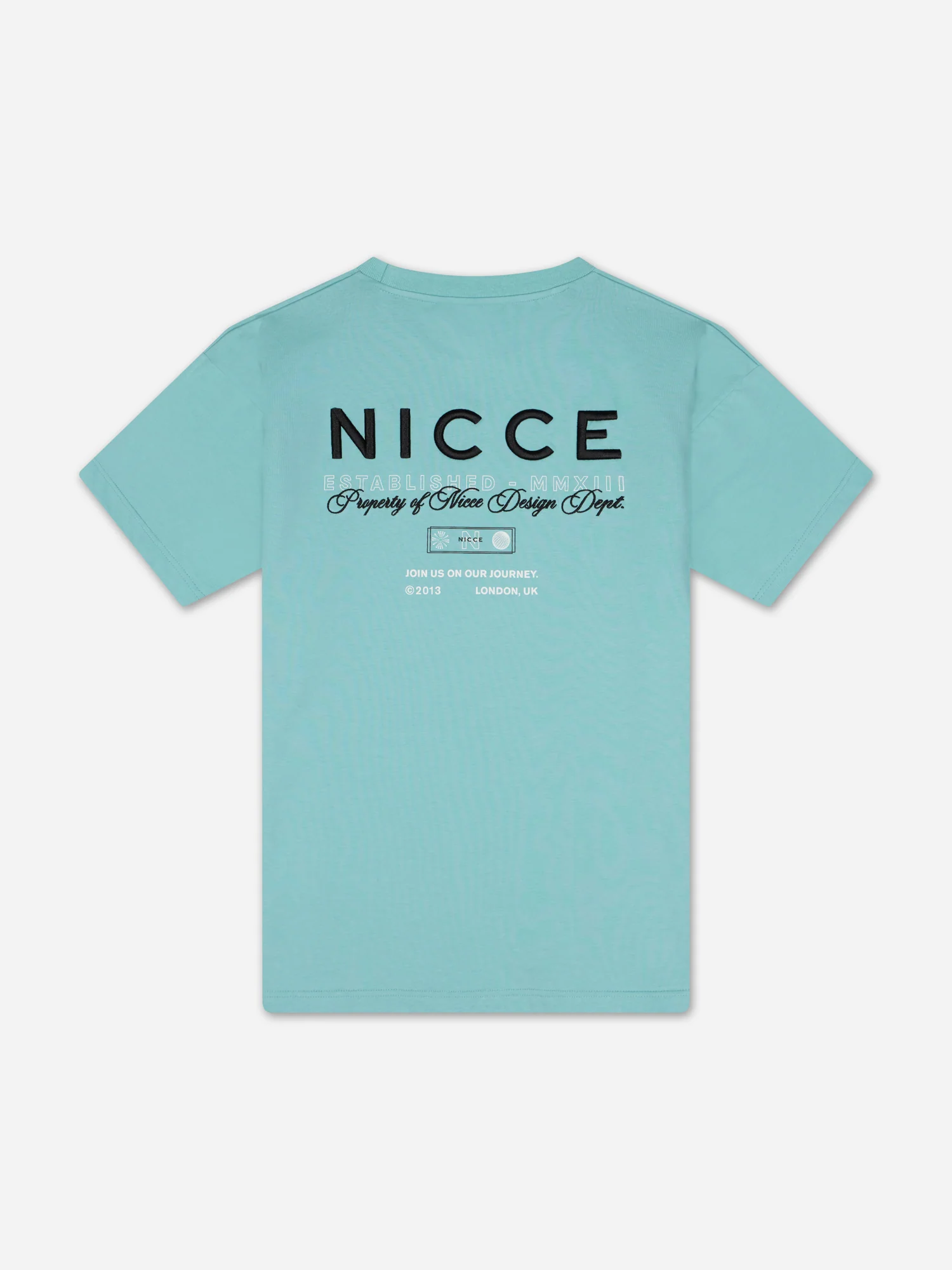 NICCE Mens Meridian T-Shirt | Blue - Image 8