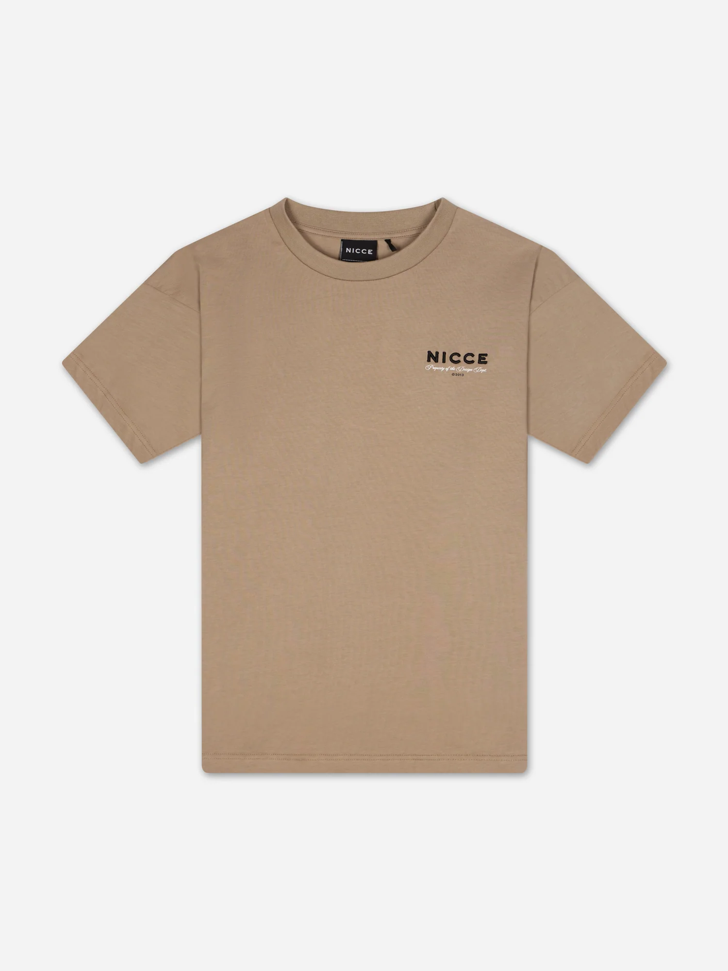 NICCE Mens Meridian T-Shirt | Taupe Zeal - Image 7