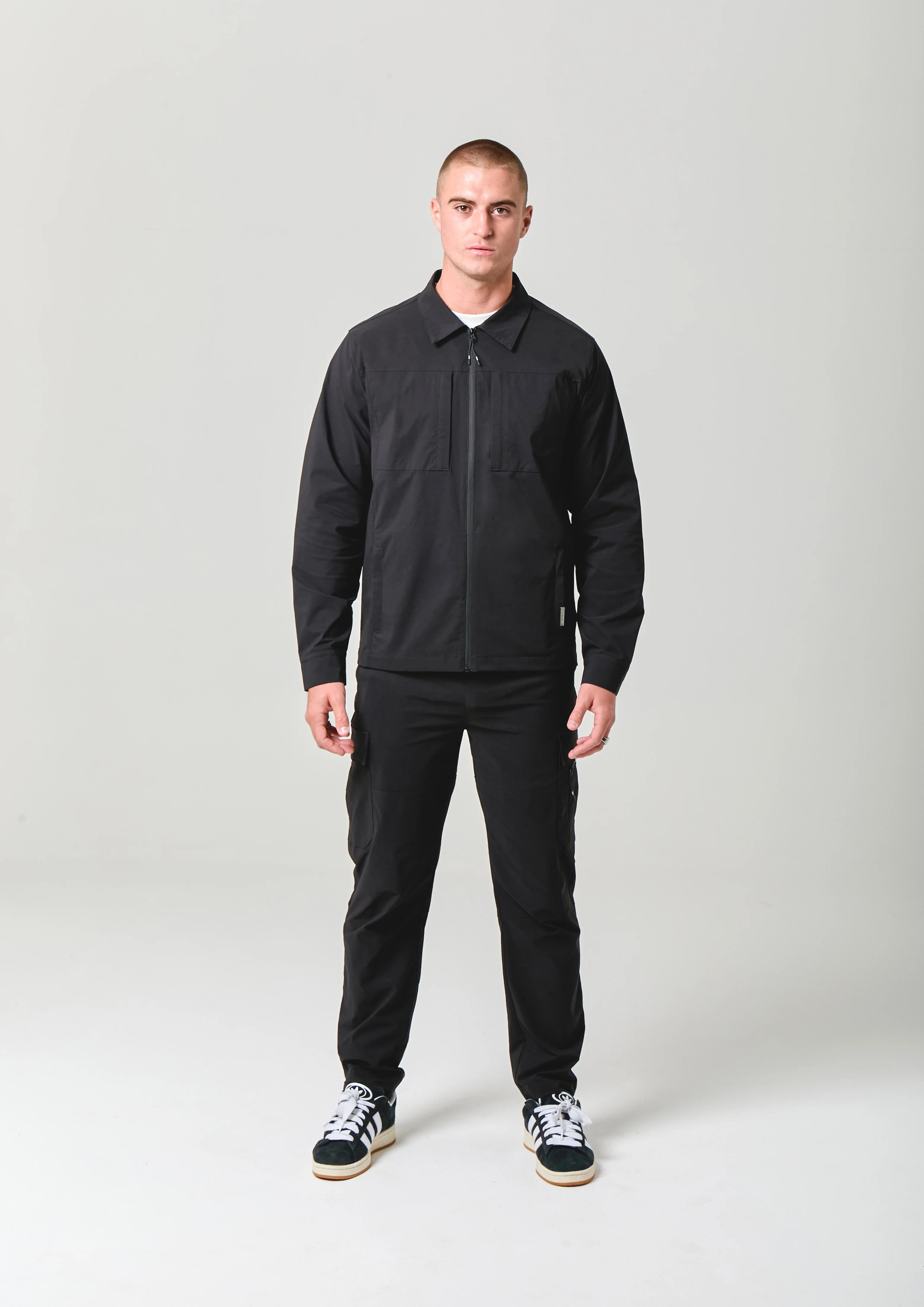NICCE Mens Odyssey Shacket | Black - Image 4