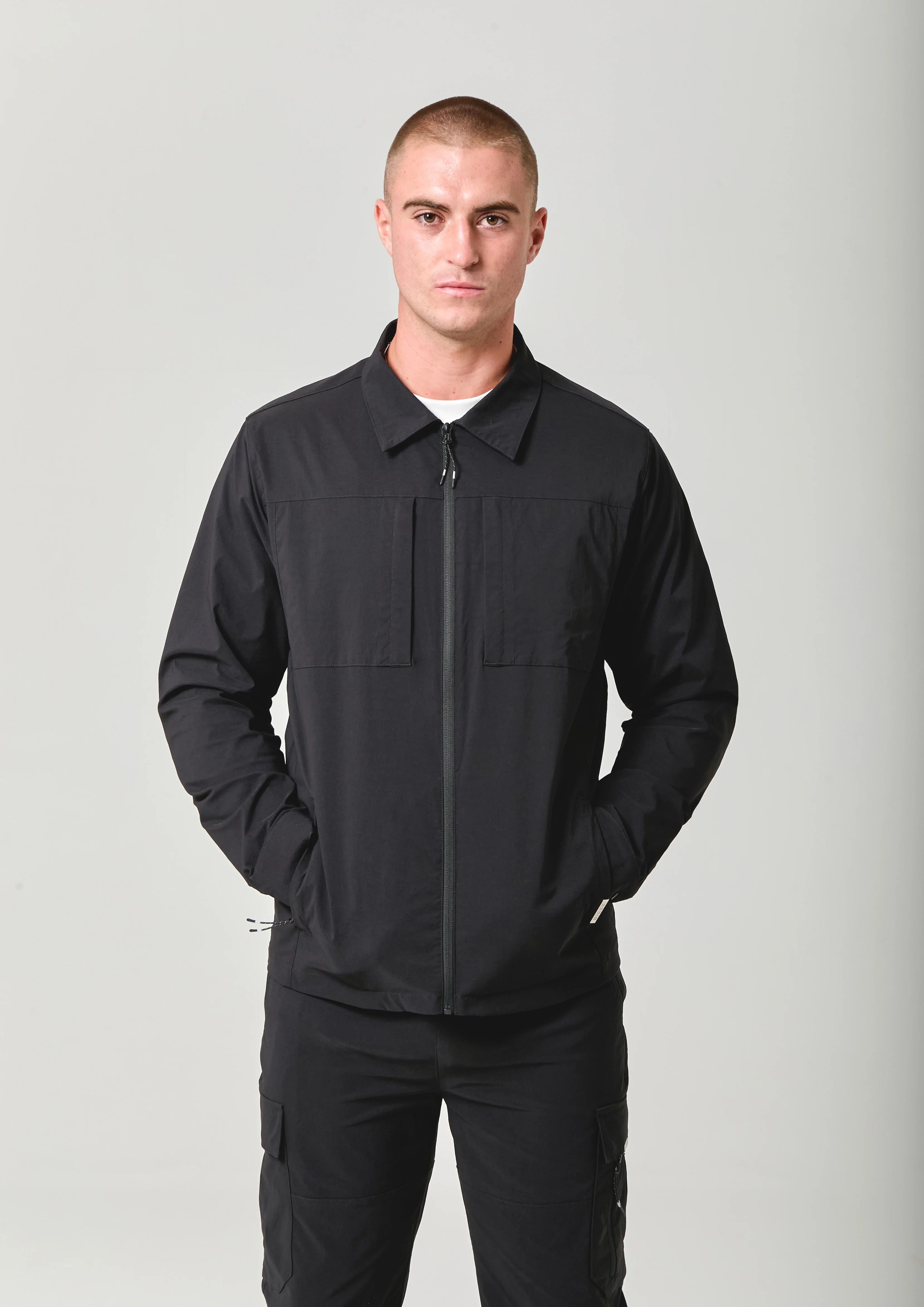 NICCE Mens Odyssey Shacket | Black - Image 7