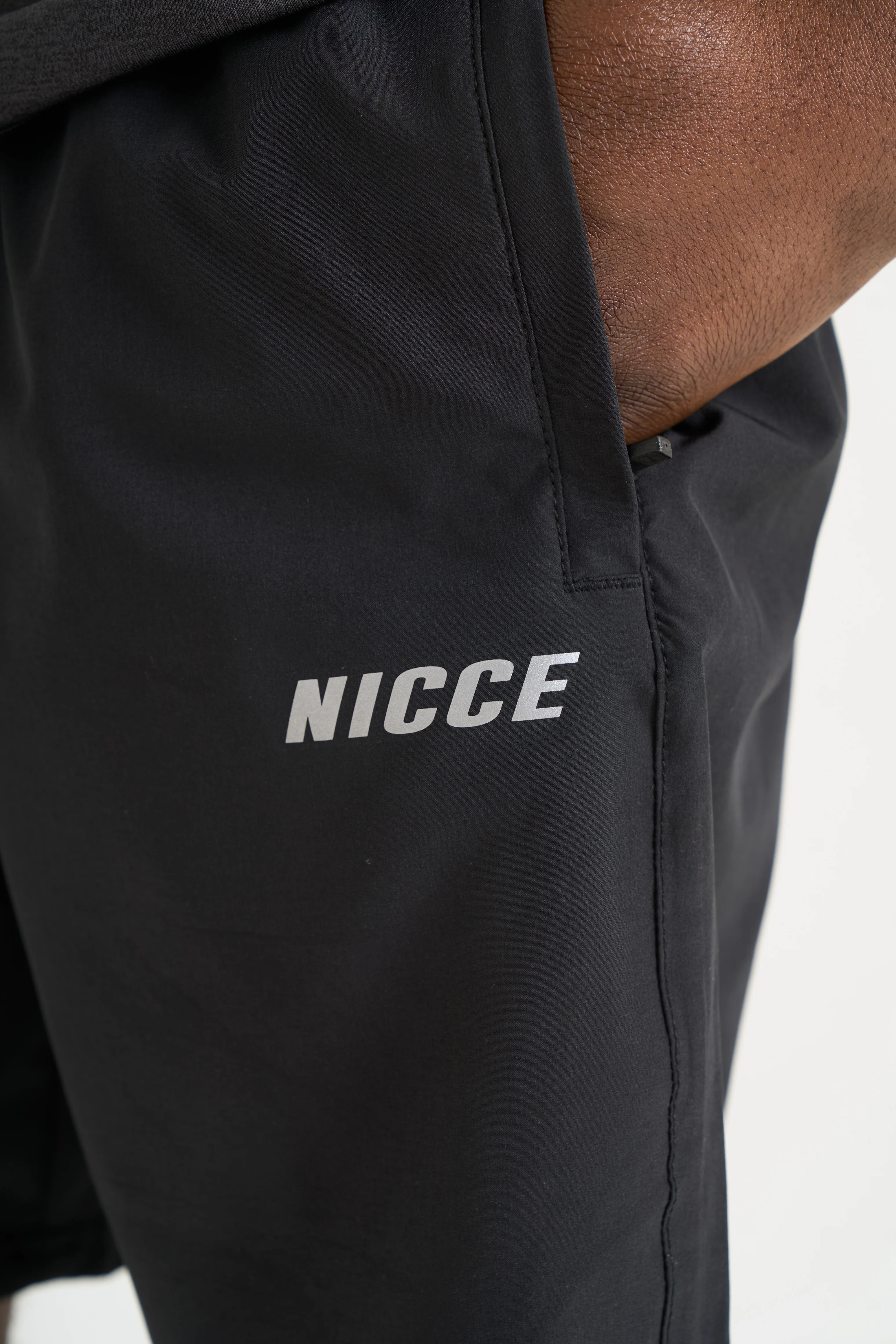 NICCE Mens Petelo Running Shorts | Black - Image 11