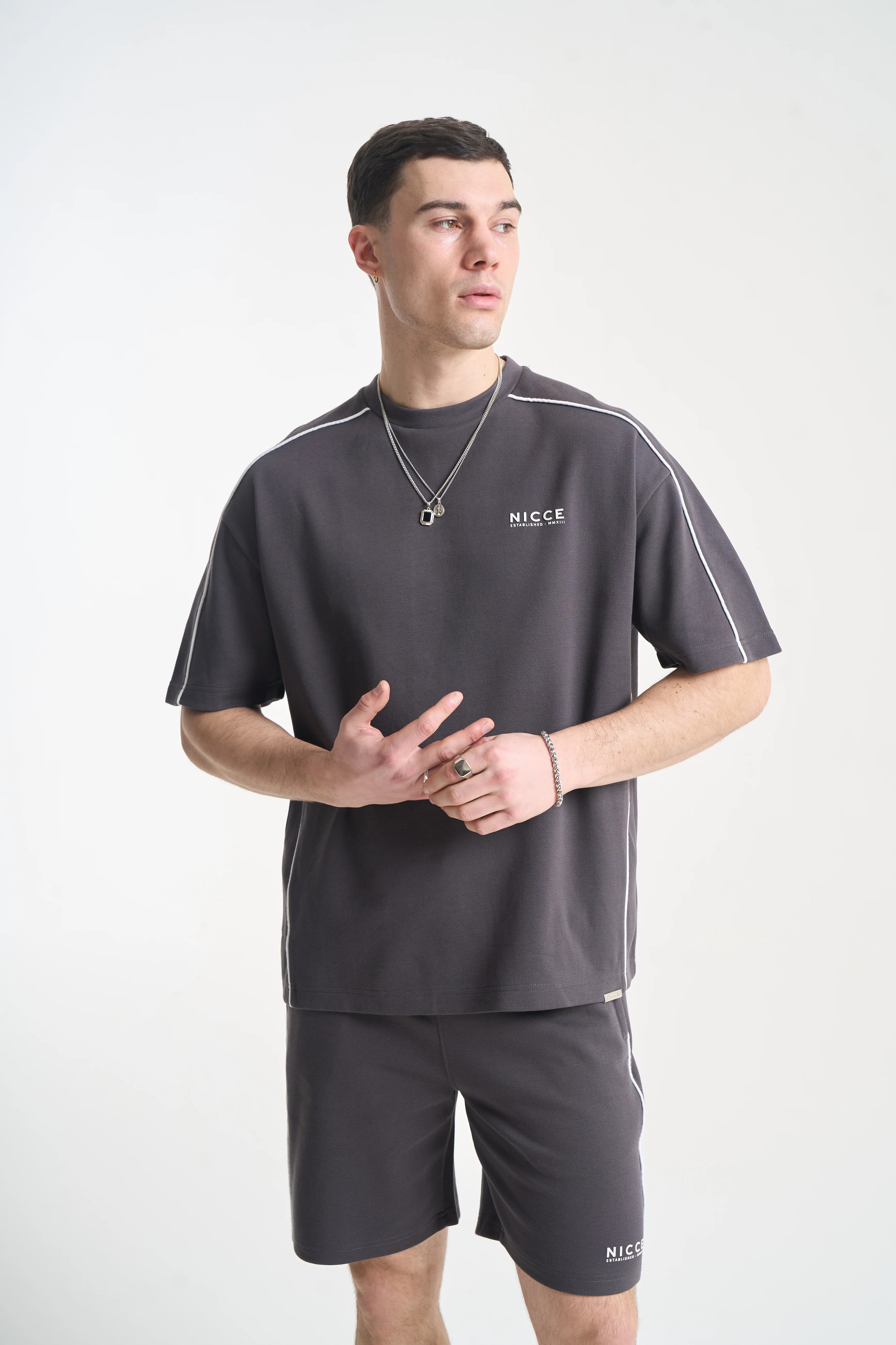 NICCE Mens Piper T-Shirt | Coal - Image 4