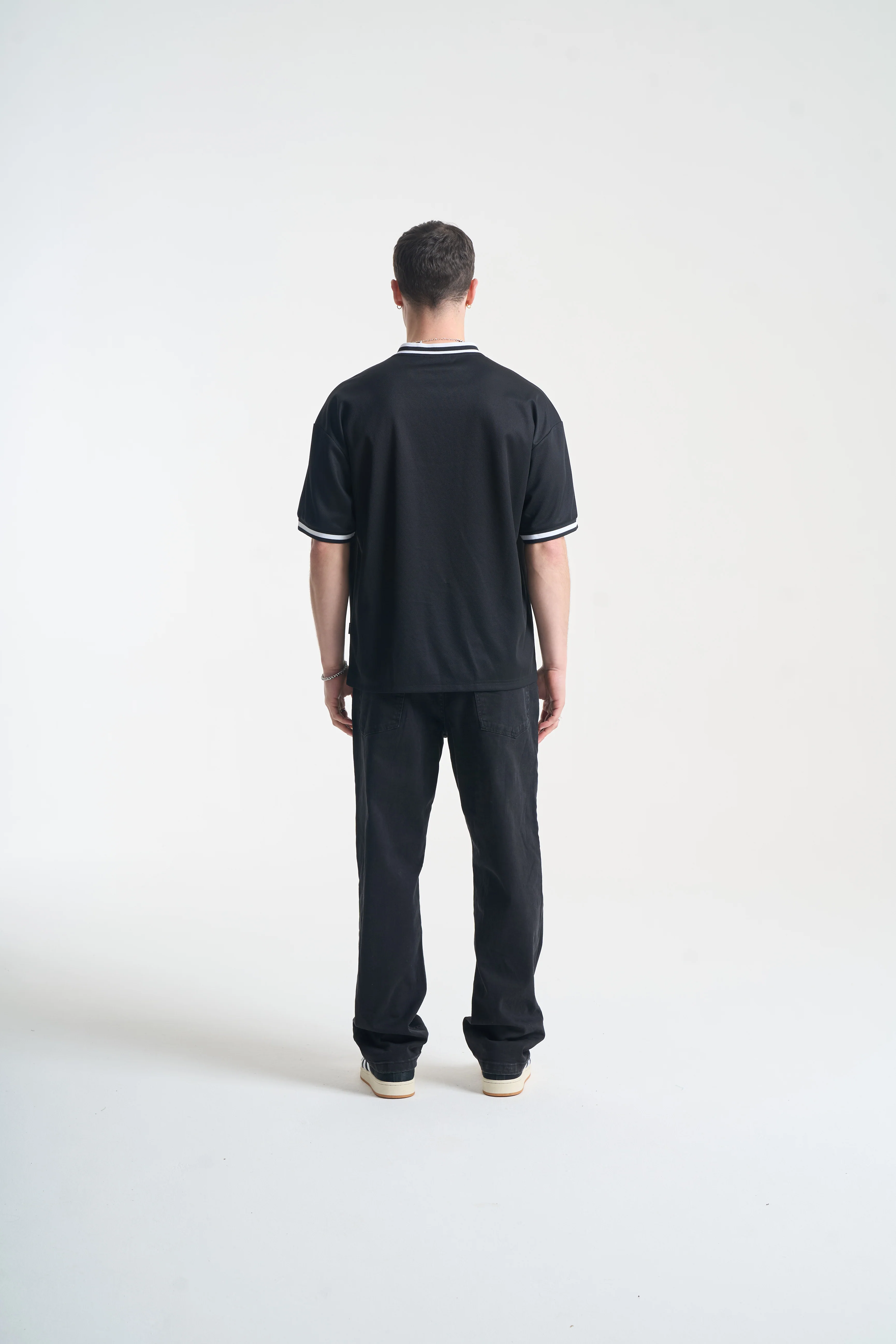 NICCE Mens Pitched Football Shirt | Black - Image 6