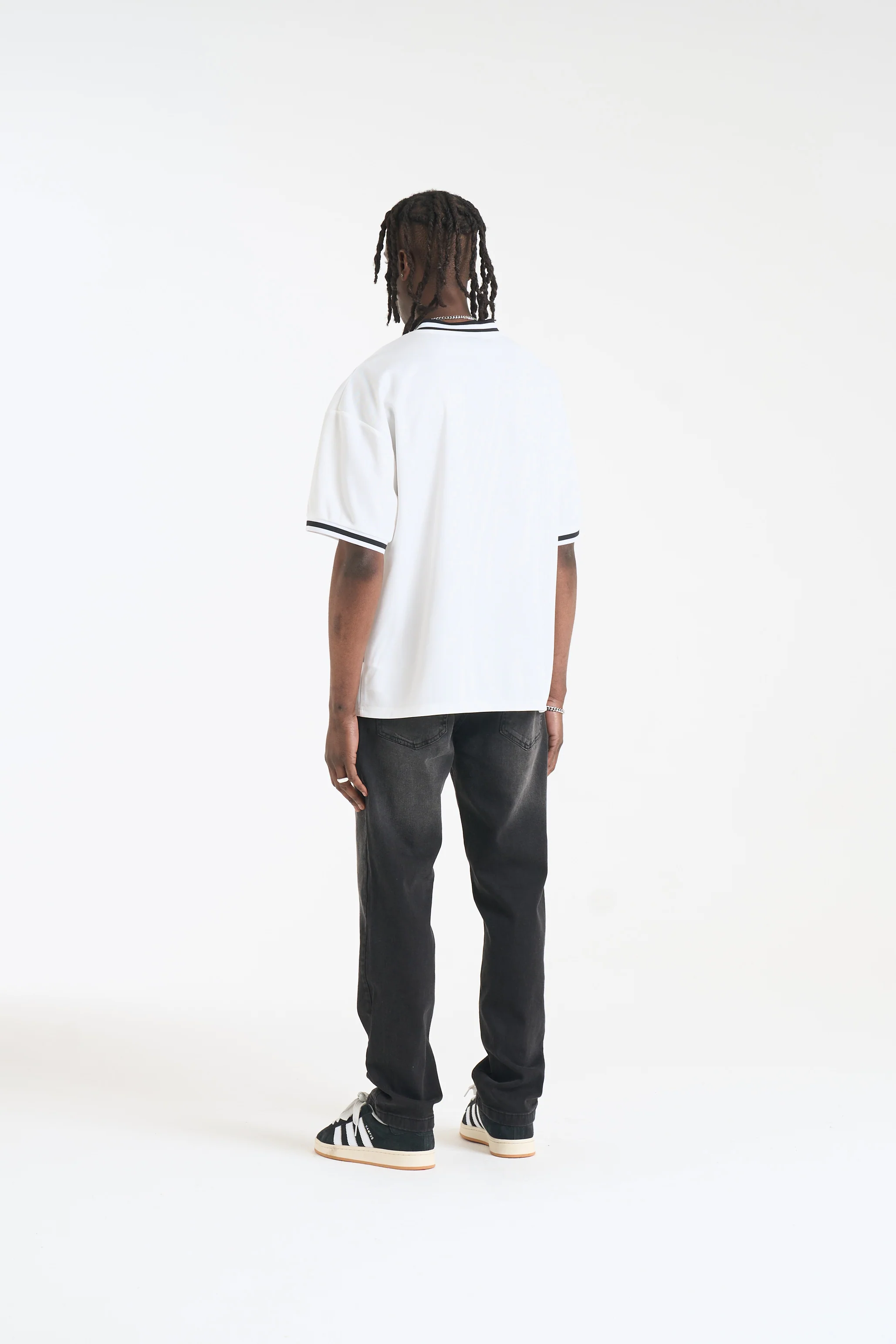 NICCE Mens Pitched Football Shirt | White - Image 4