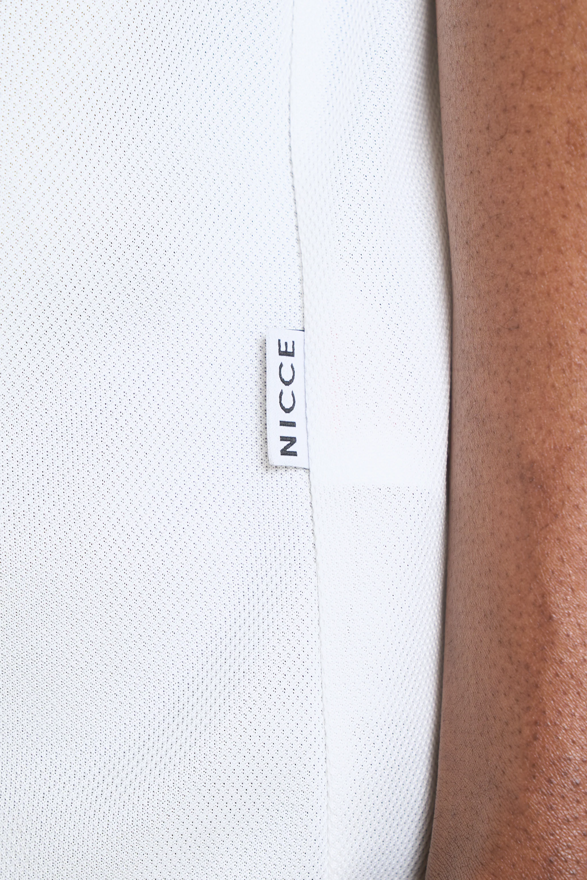 NICCE Mens Pitched Football Shirt | White - Image 5