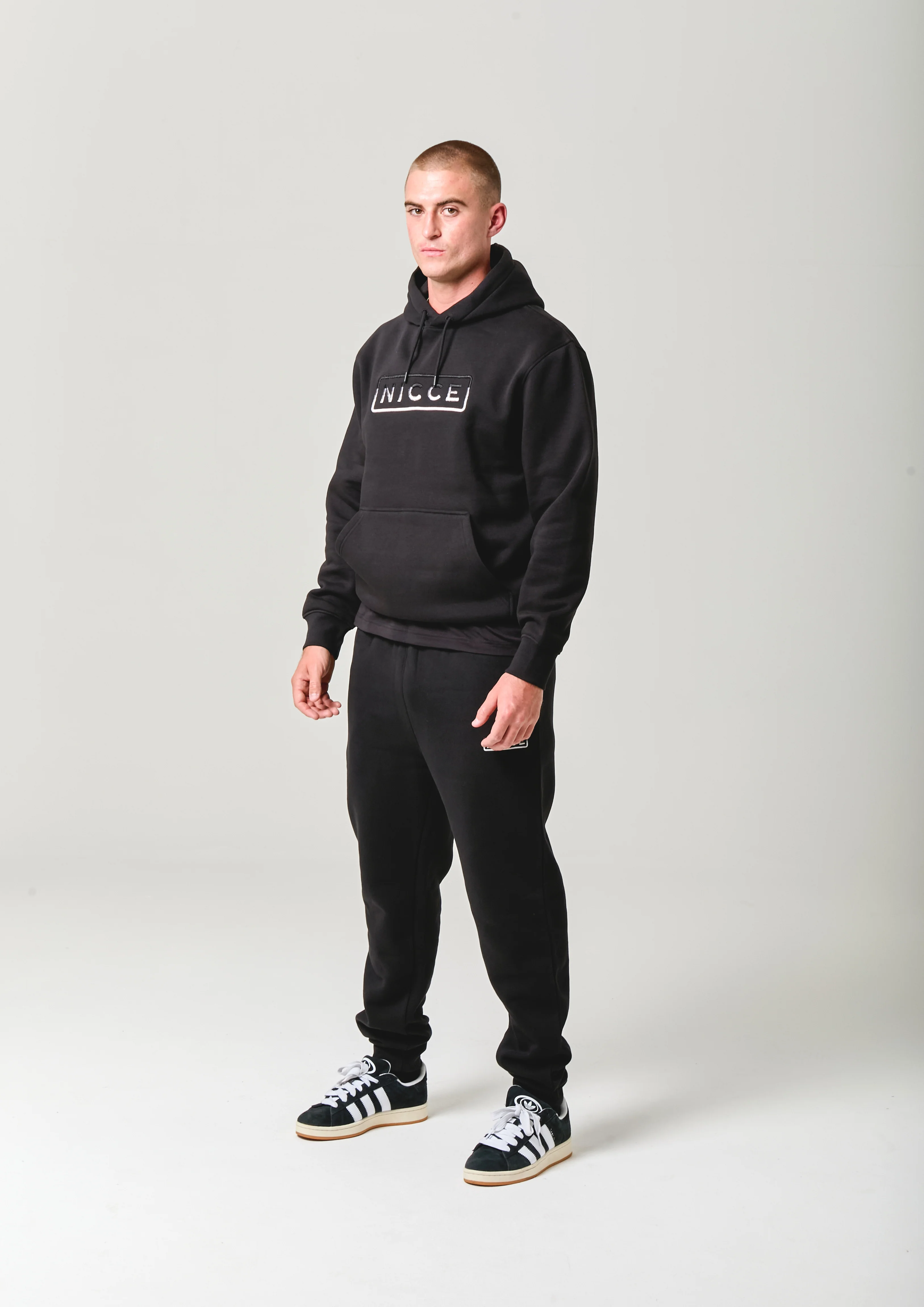 NICCE Mens Powell Hoodie | Black - Image 4