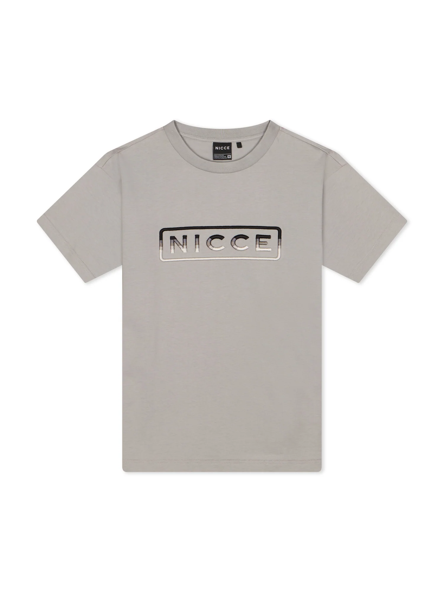 NICCE Mens Powell T-Shirt | Circular Grey