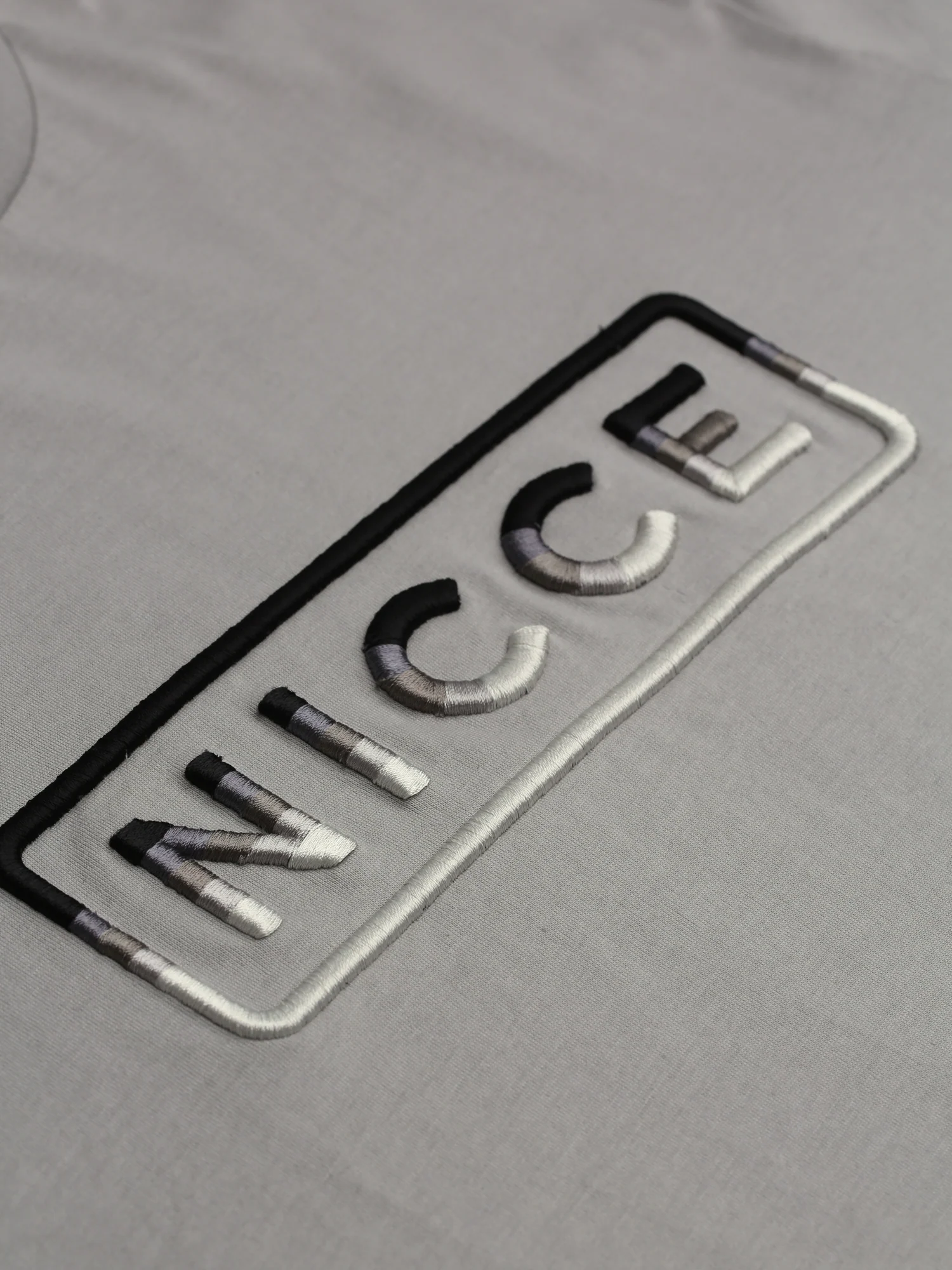 NICCE Mens Powell T-Shirt | Circular Grey - Image 3