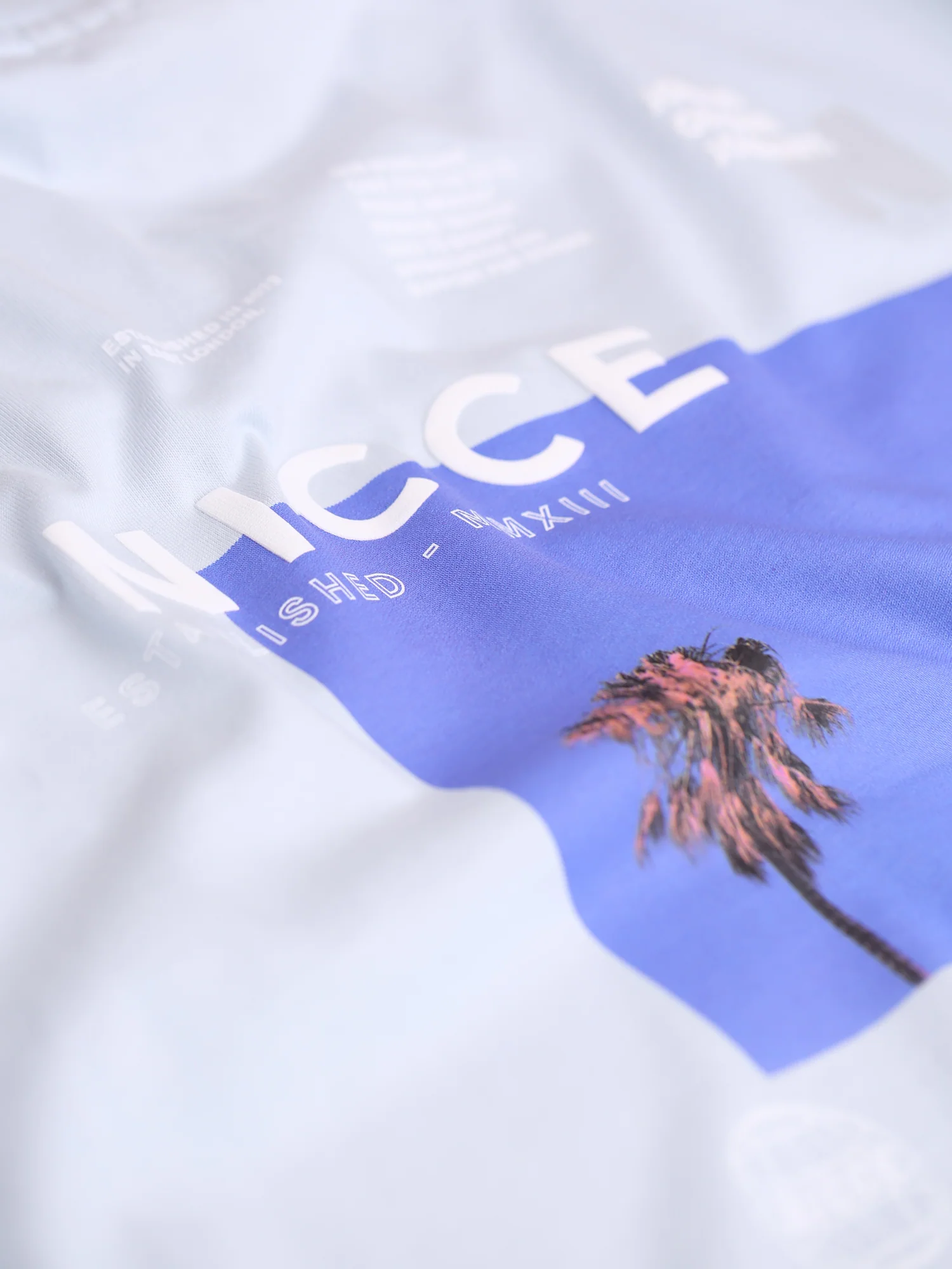 NICCE Mens Resort T-Shirt | Skyway Blue - Image 3
