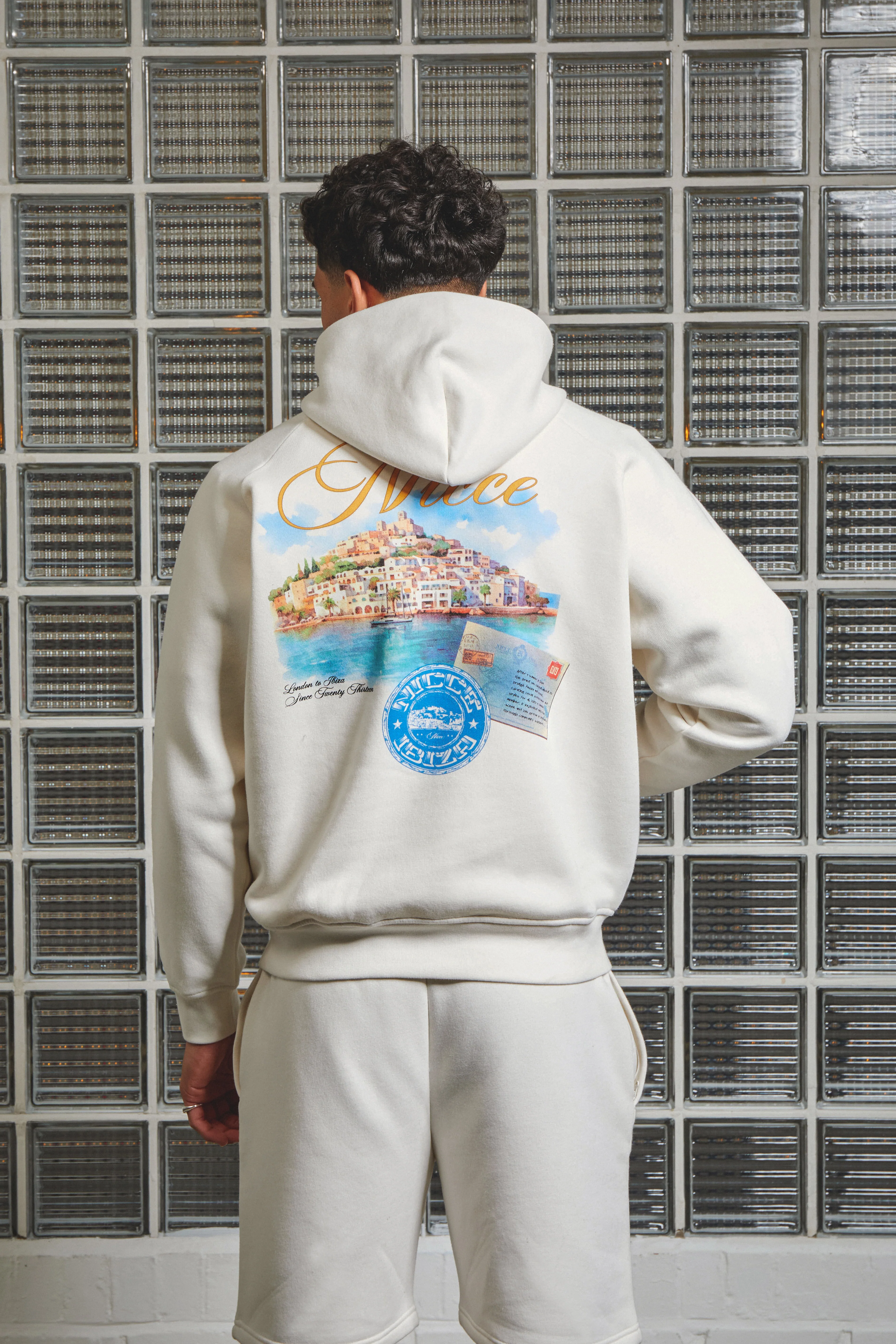 NICCE Mens Riviera Hoodie | Snow White - Image 3