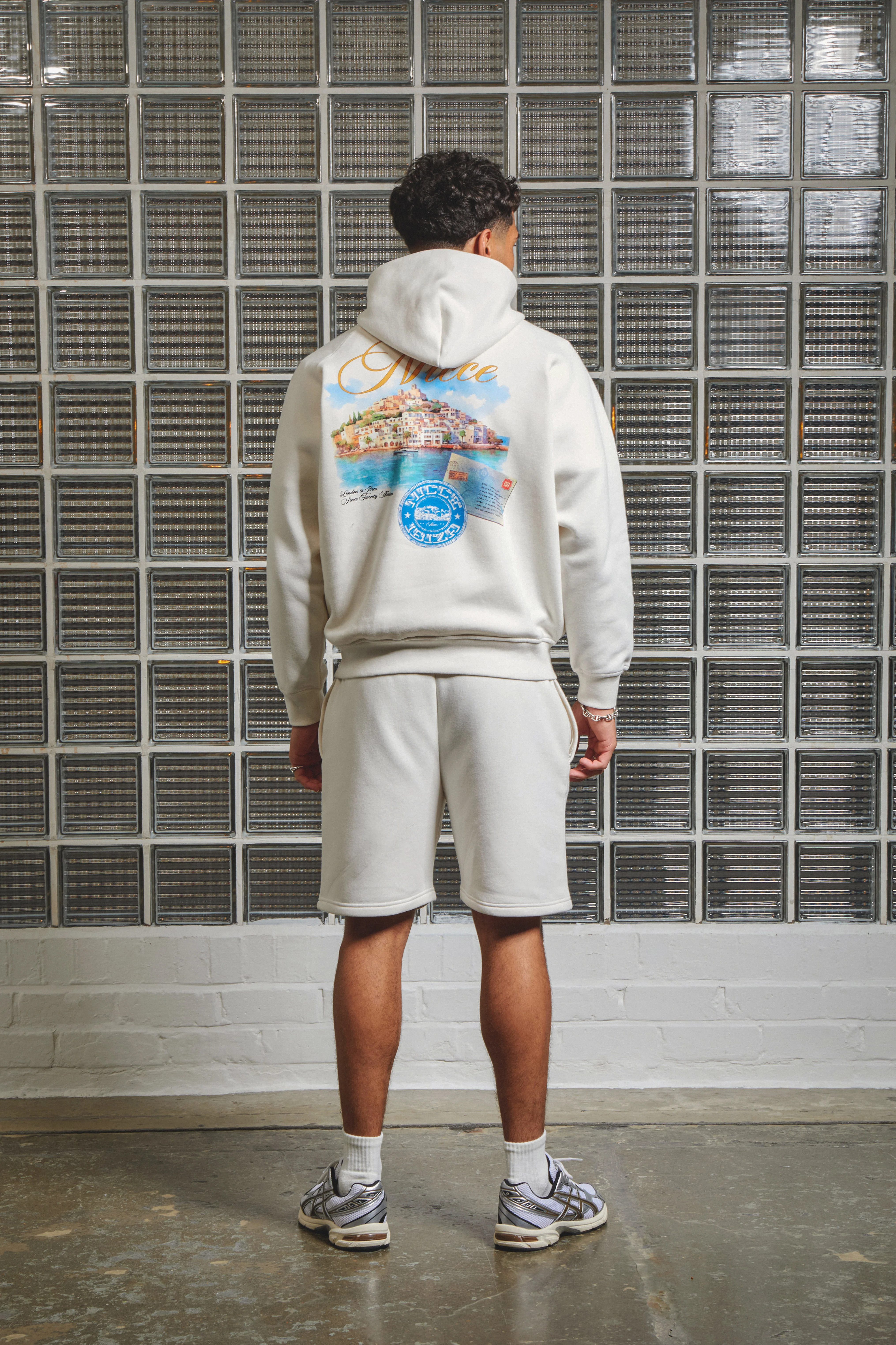 NICCE Mens Riviera Hoodie | Snow White - Image 5