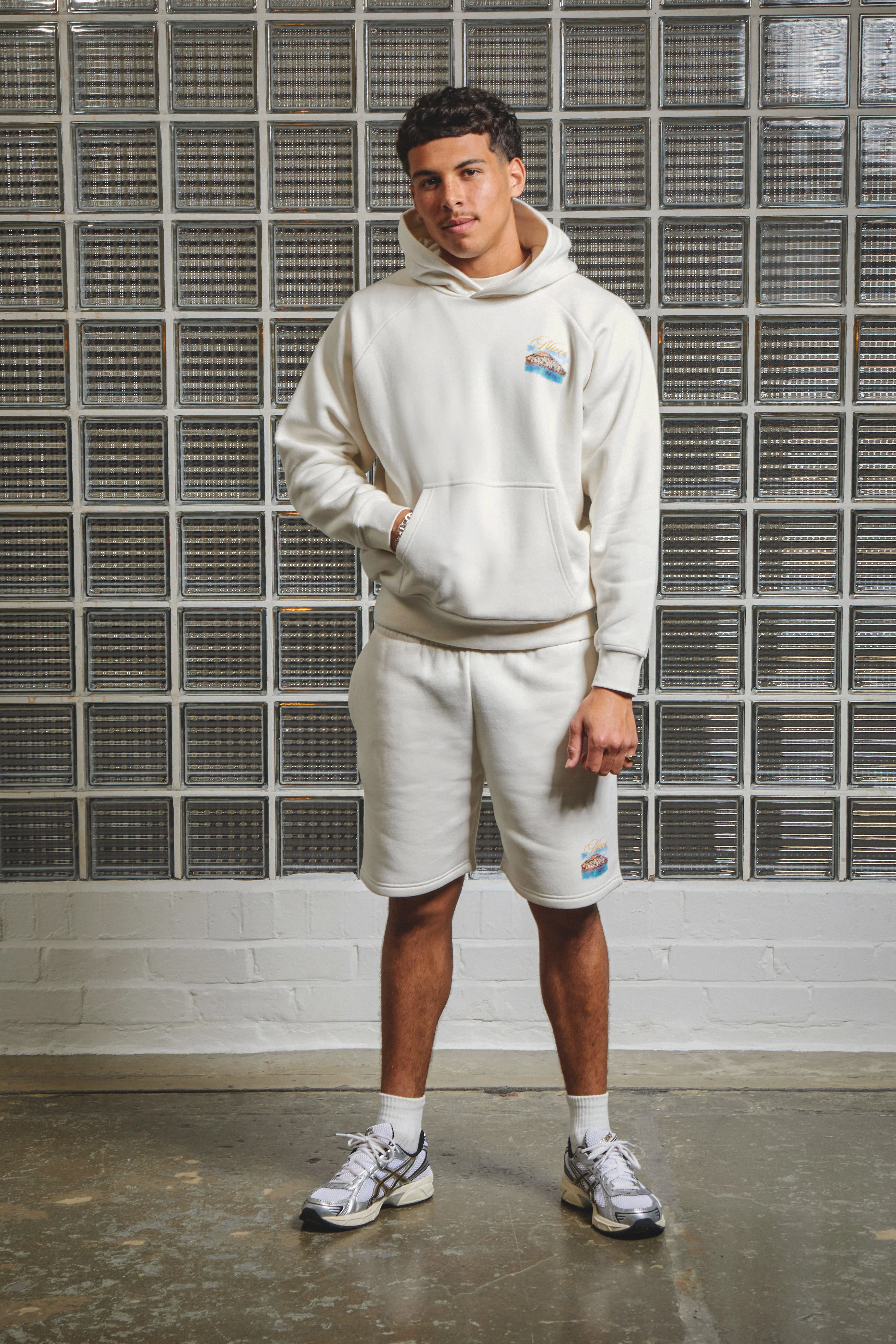 NICCE Mens Riviera Hoodie | Snow White - Image 6