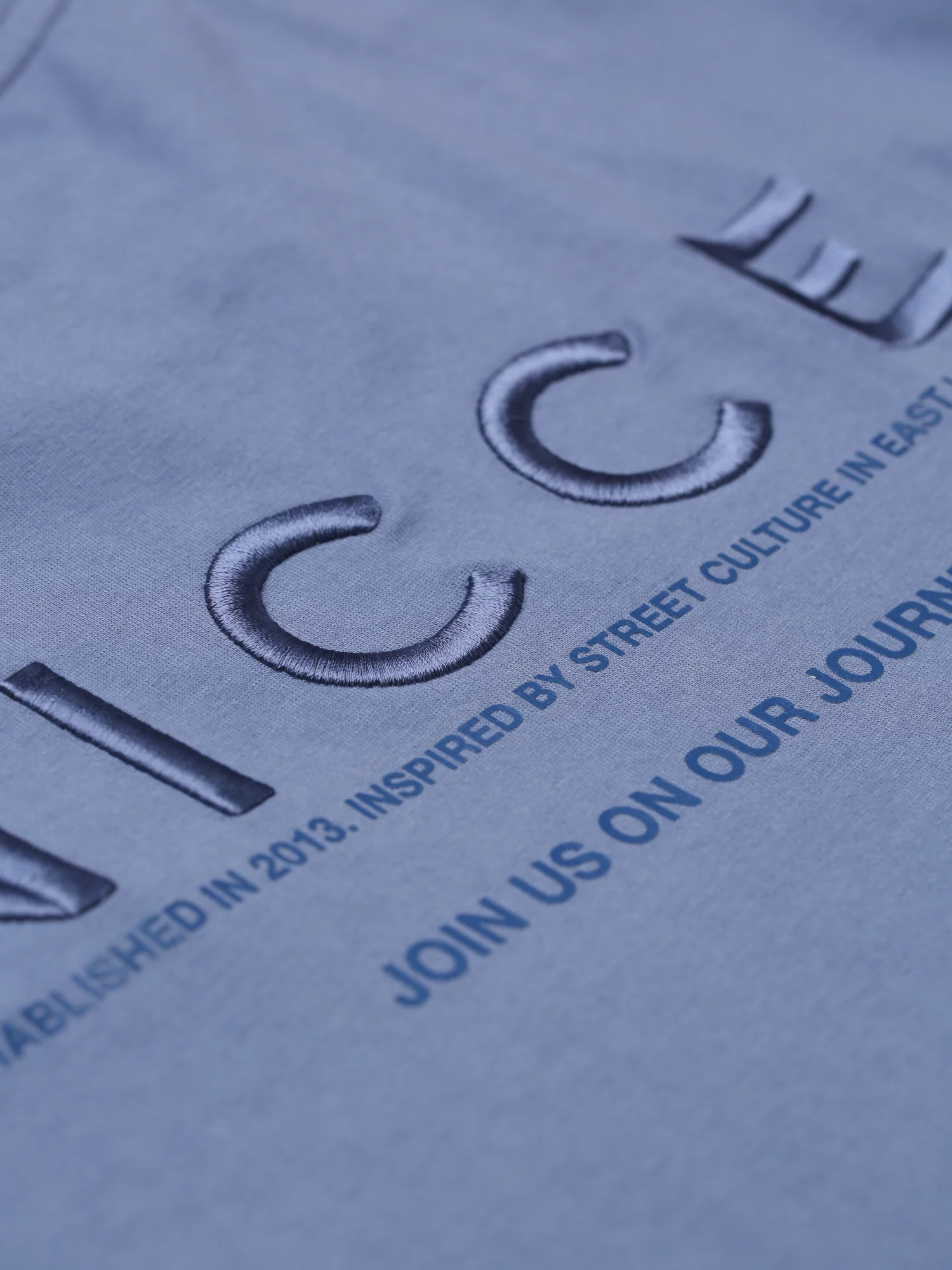 NICCE Mens Script Essential T-Shirt | Blue - Image 8