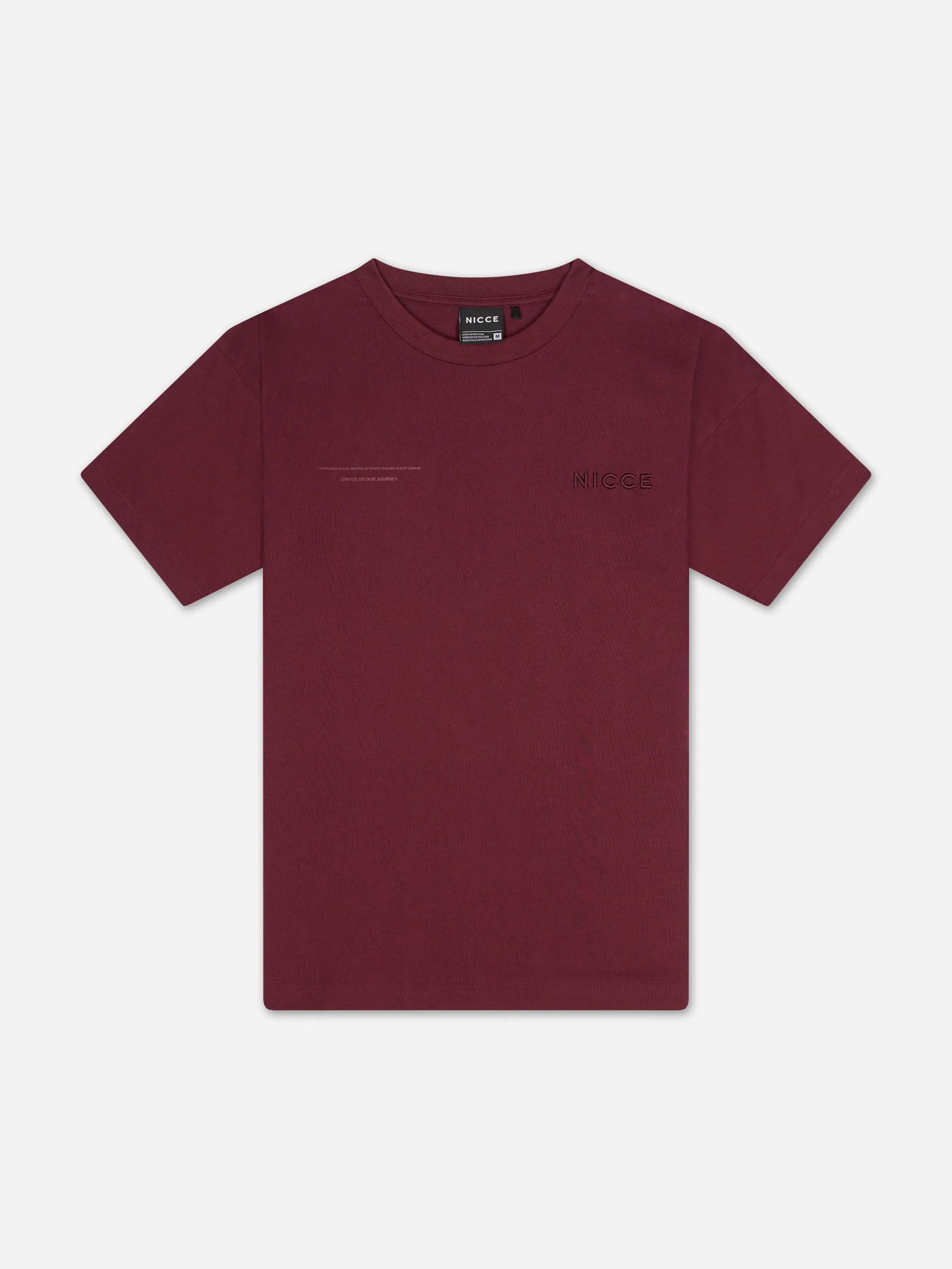 NICCE Mens Script Essential T-Shirt | Fig - Image 5