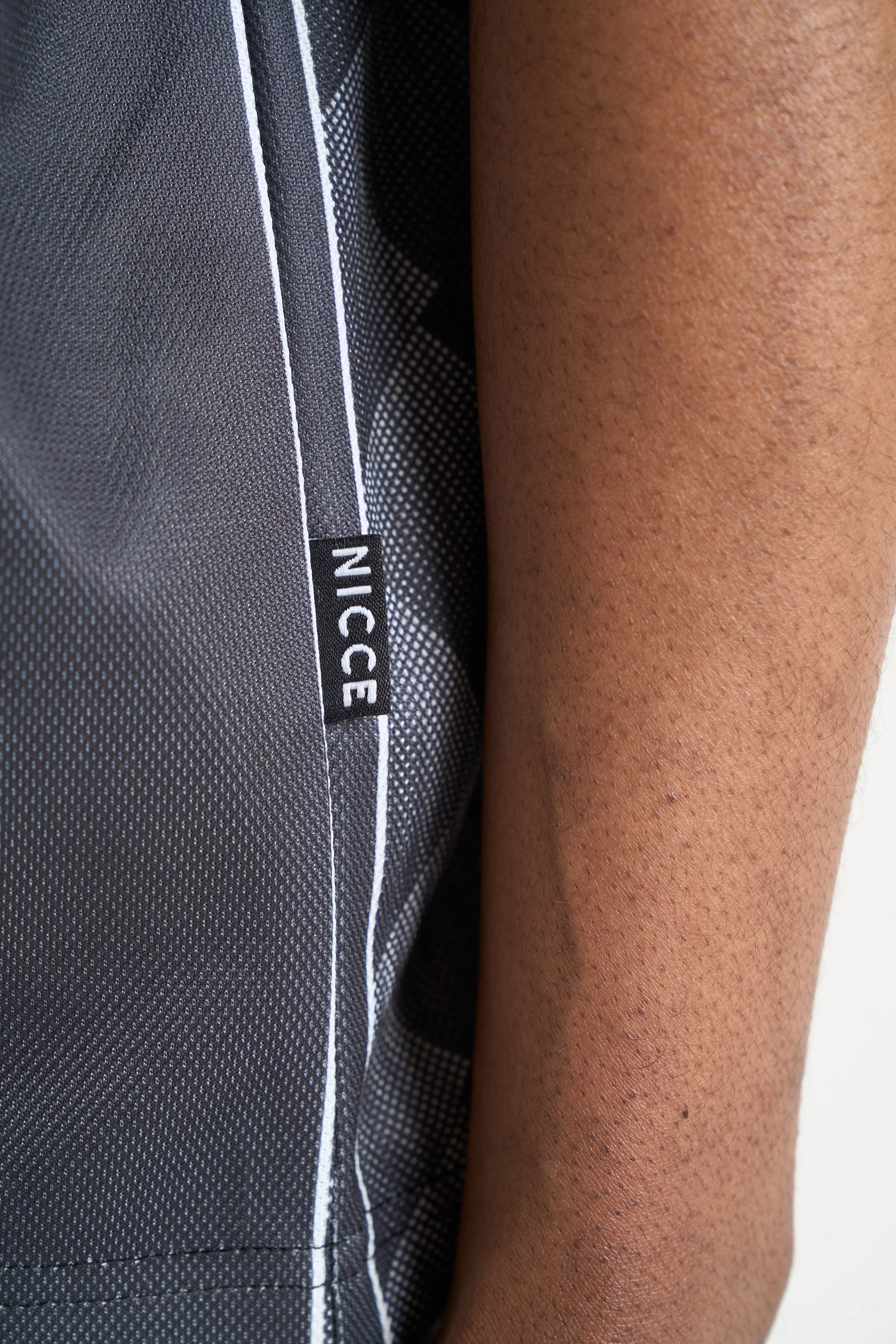NICCE Mens Soccer Football Shirt | Black - Image 6
