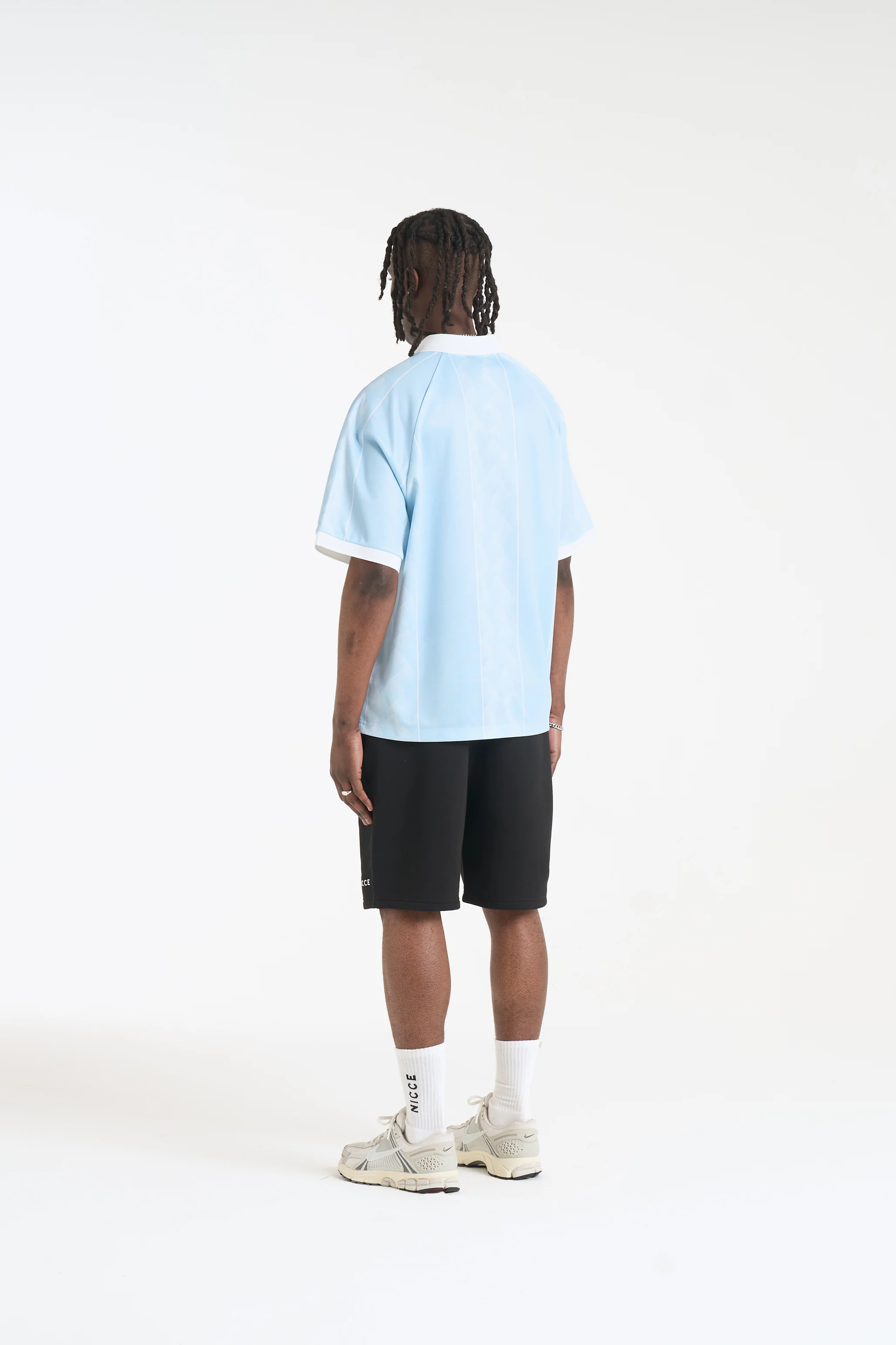 NICCE Mens Soccer Football Shirt | Sky - Image 4