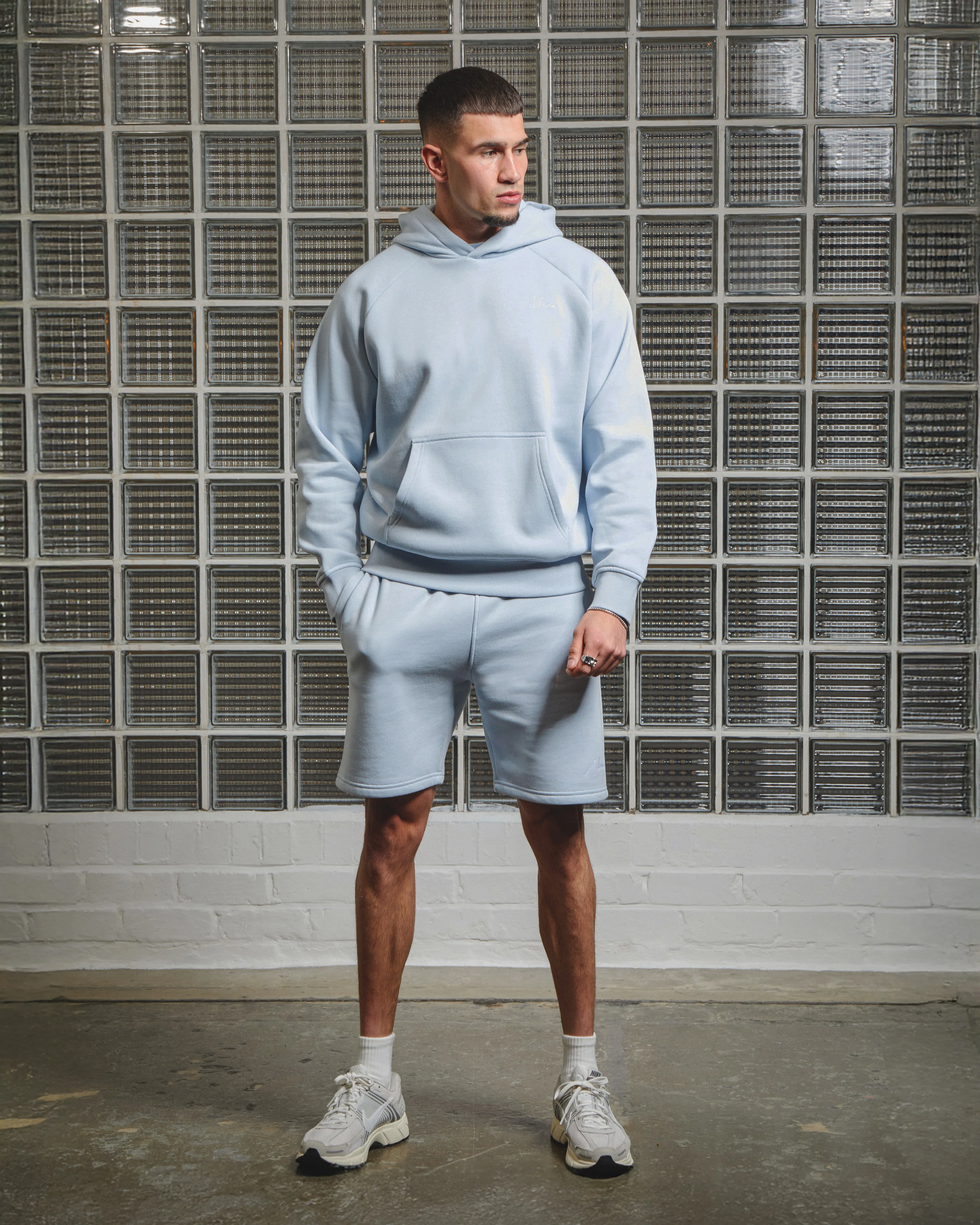 NICCE Mens Sojourn Hoodie | Skyway Blue - Image 5