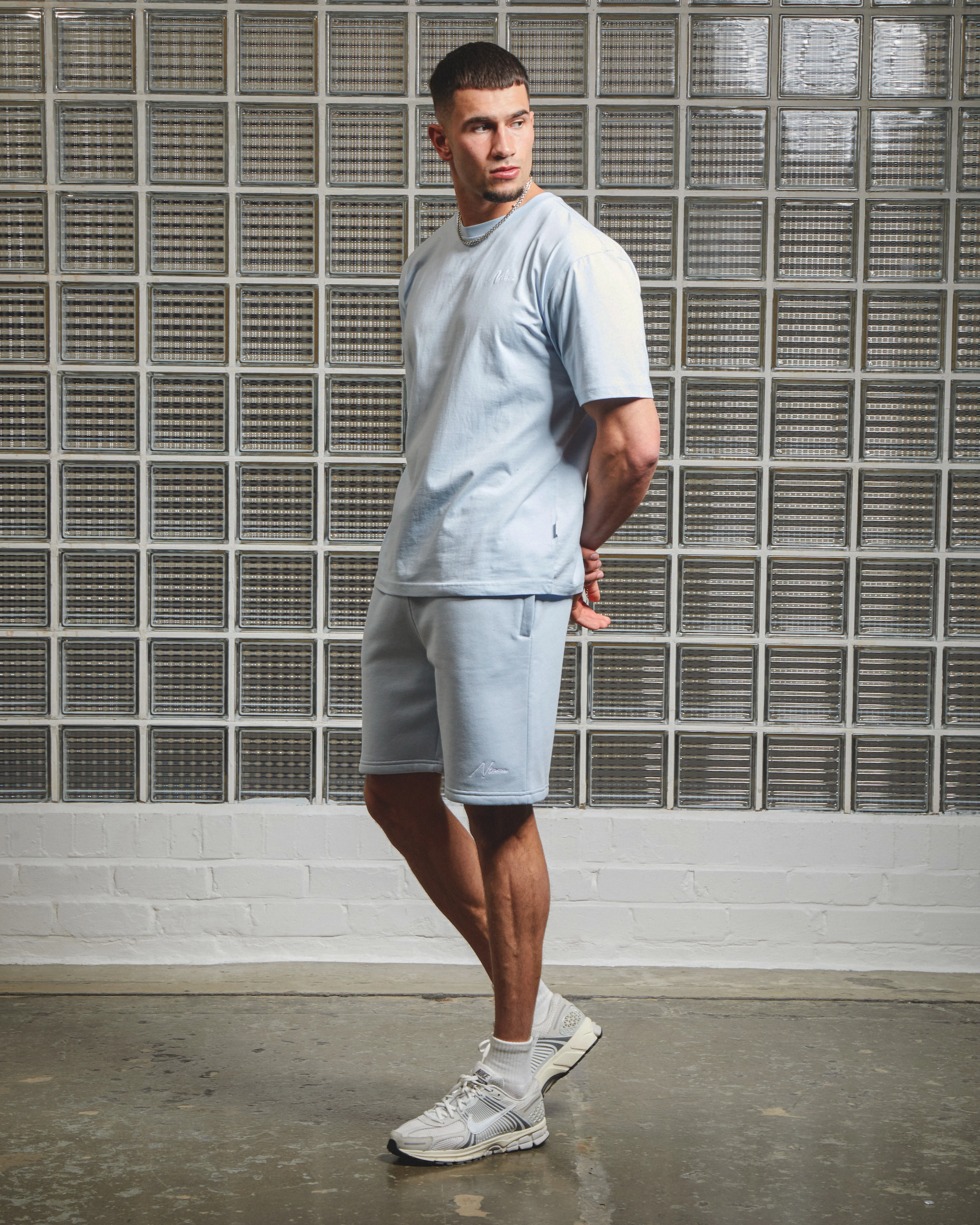 NICCE Mens Sojourn T-Shirt | Skyway Blue - Image 4