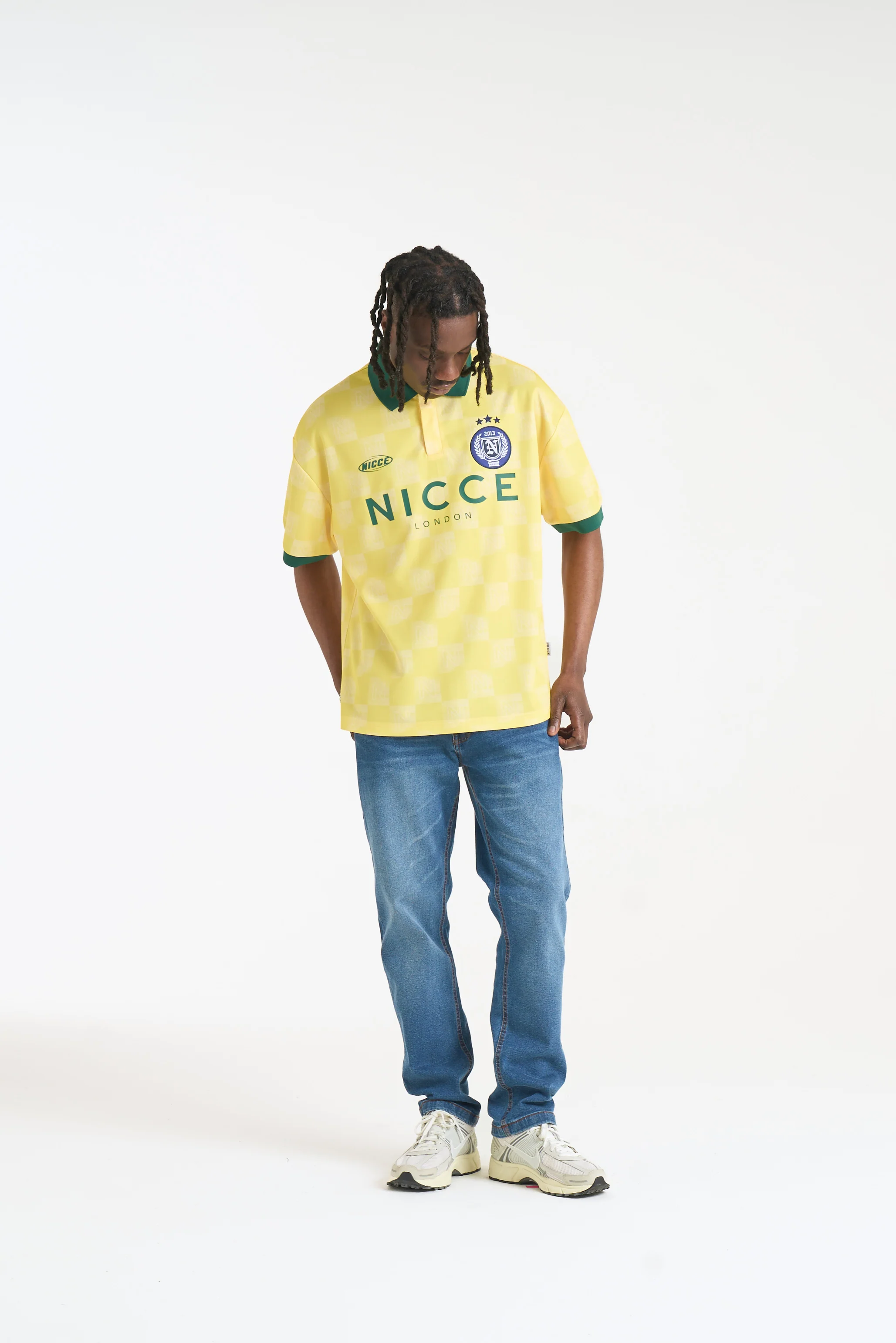 NICCE Mens Stadium Football Shirt | Gold - Image 3