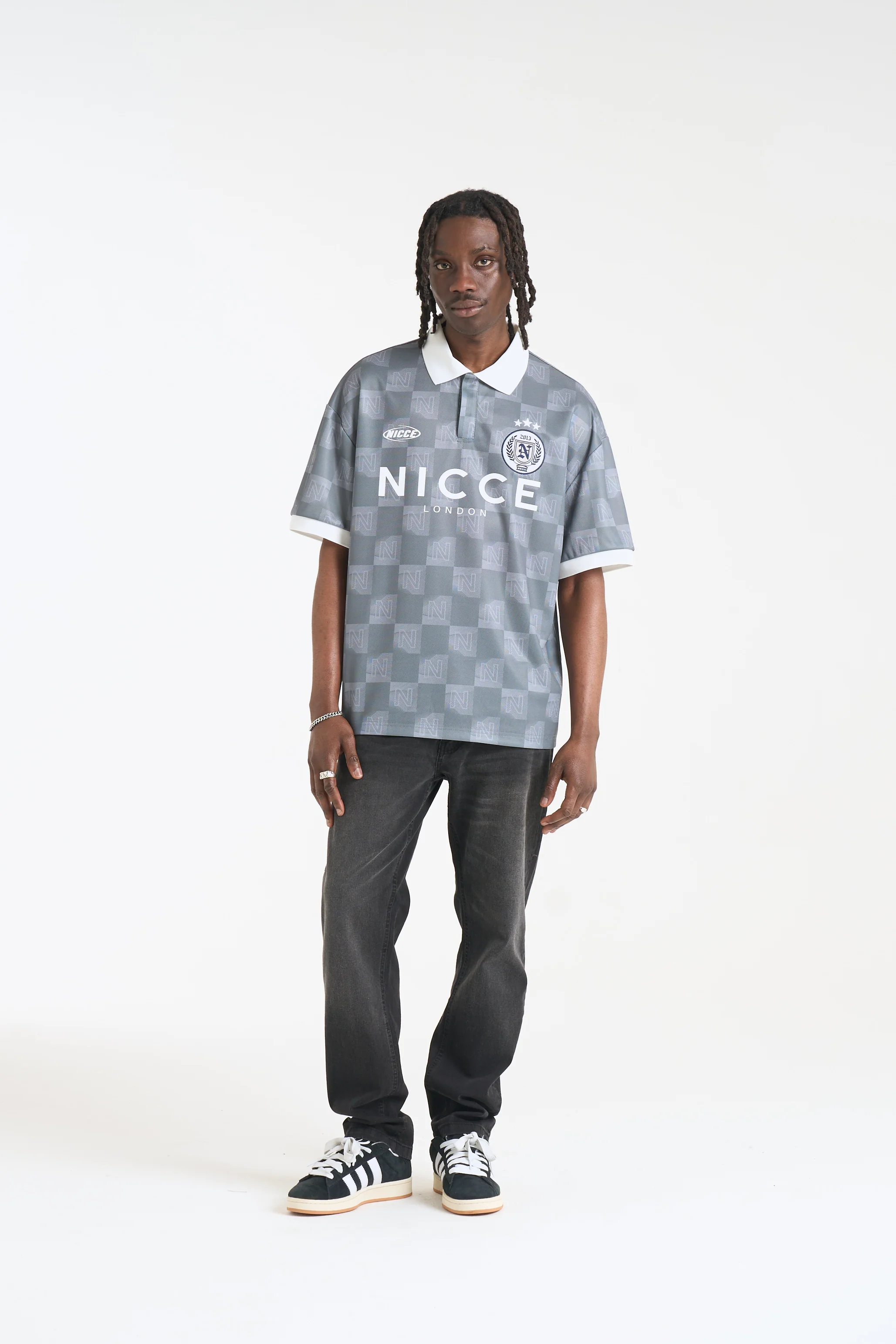 NICCE Mens Stadium Football Shirt | Shadow - Image 2
