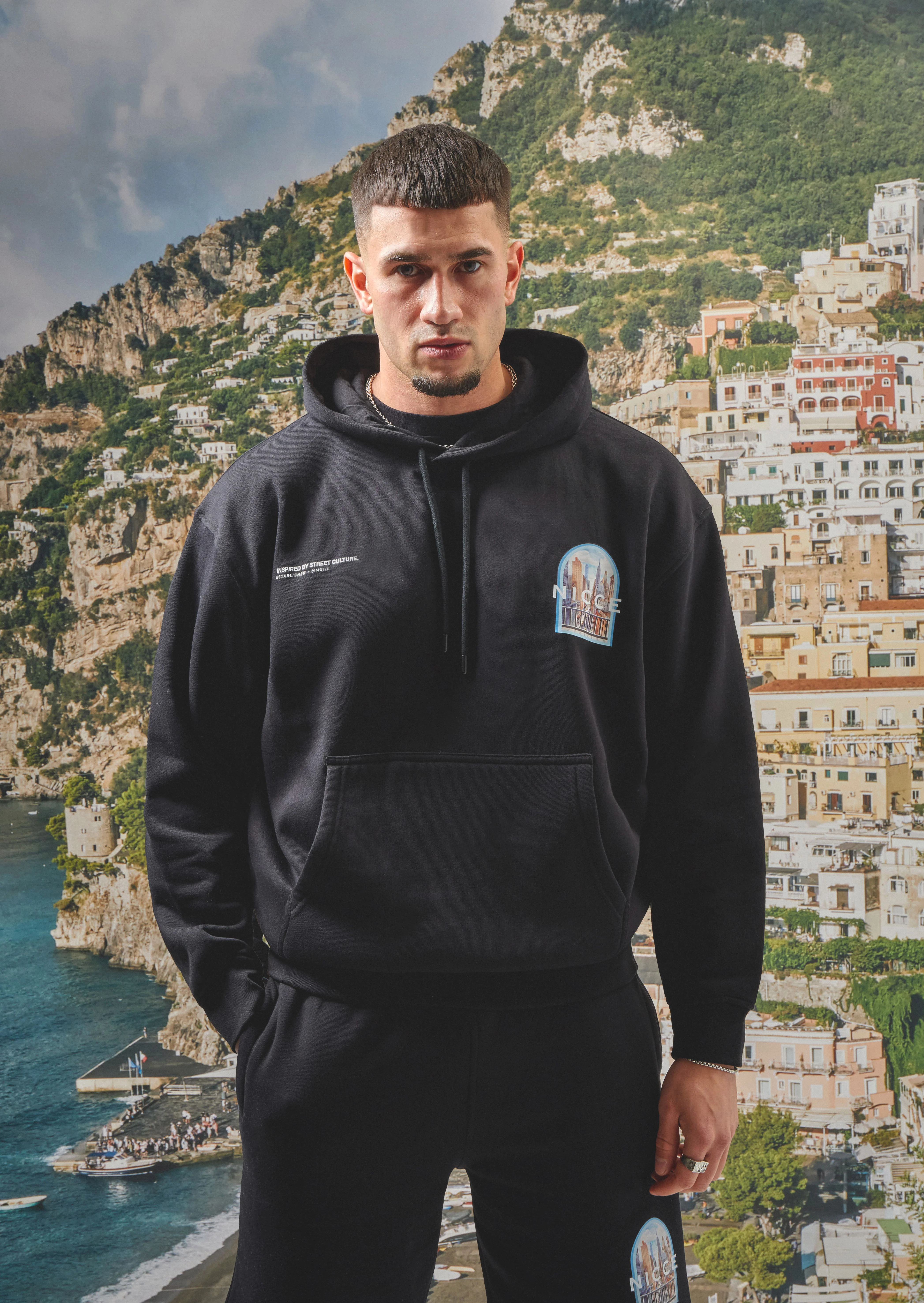 NICCE Mens Surge Hoodie | Black - Image 3