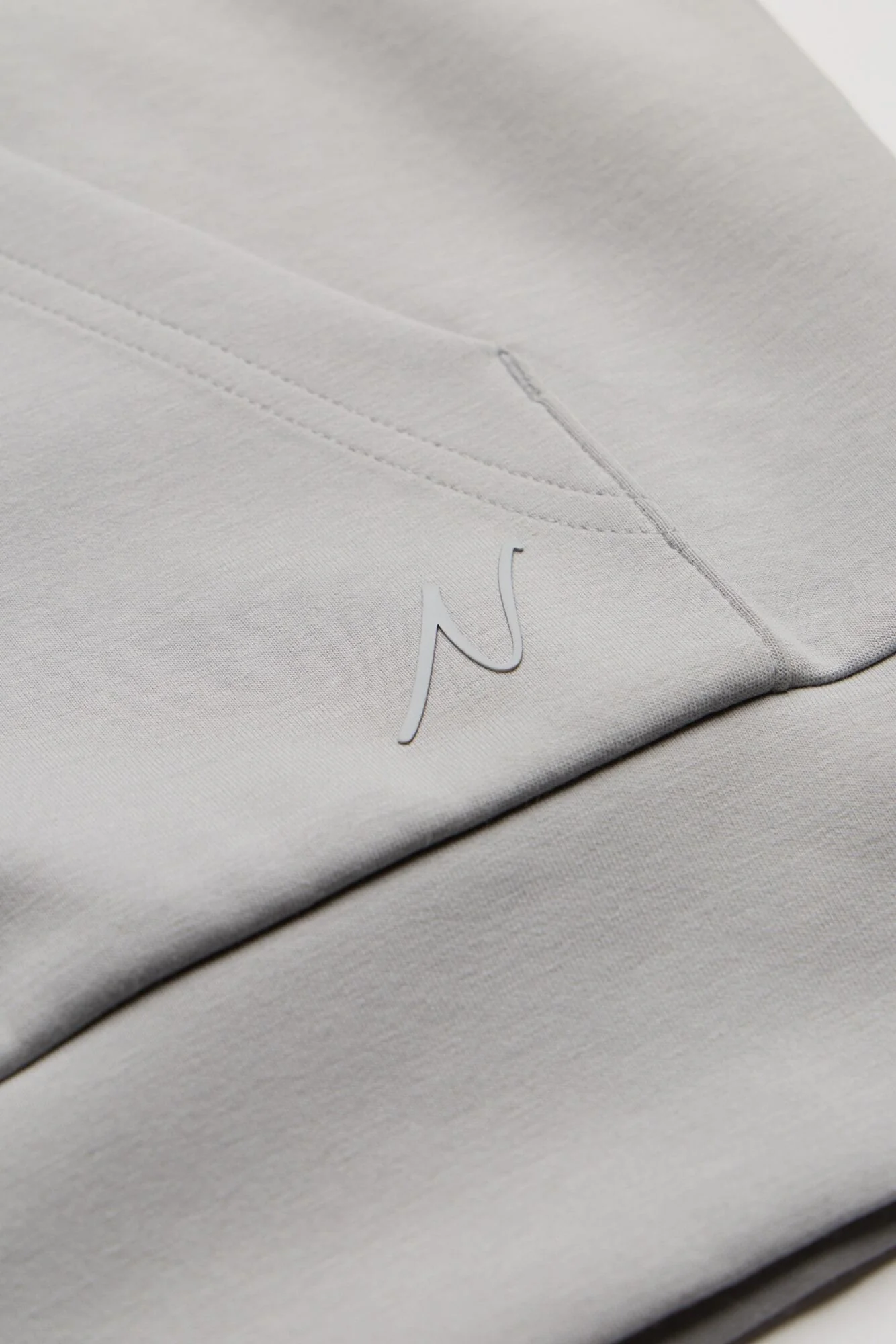 NICCE Mens Luxe Hoodie | Chalk Grey - Image 11