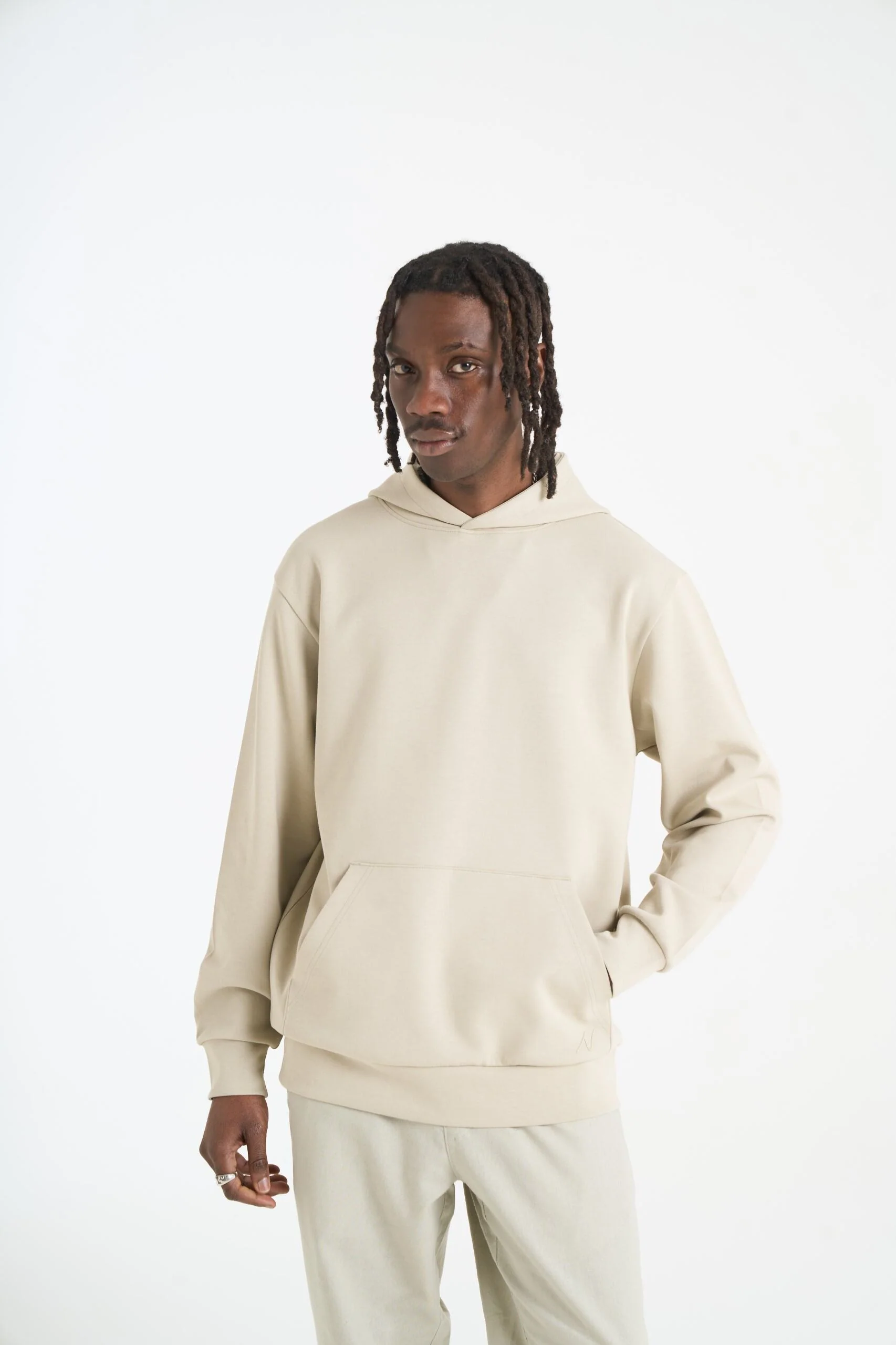 NICCE Mens Luxe Hoodie | Chalk Grey - Image 20