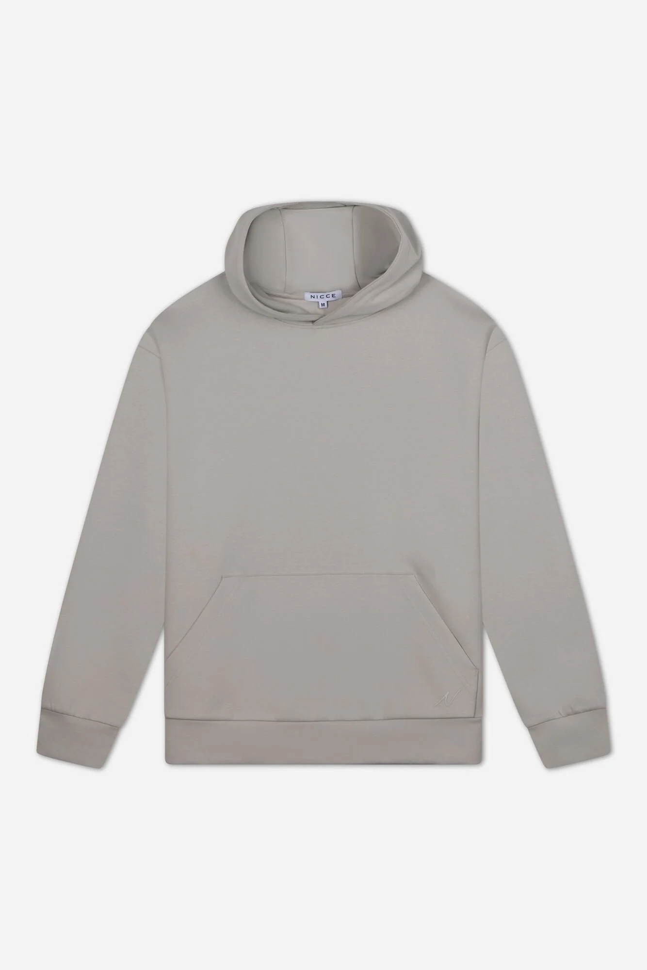 NICCE Mens Luxe Hoodie | Chalk Grey - Image 8