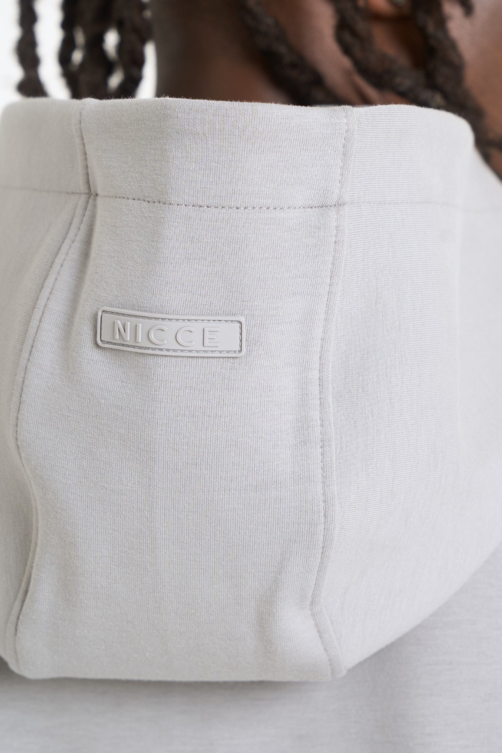 NICCE Mens Luxe Full Zip Hoodie | Circular Grey - Image 11