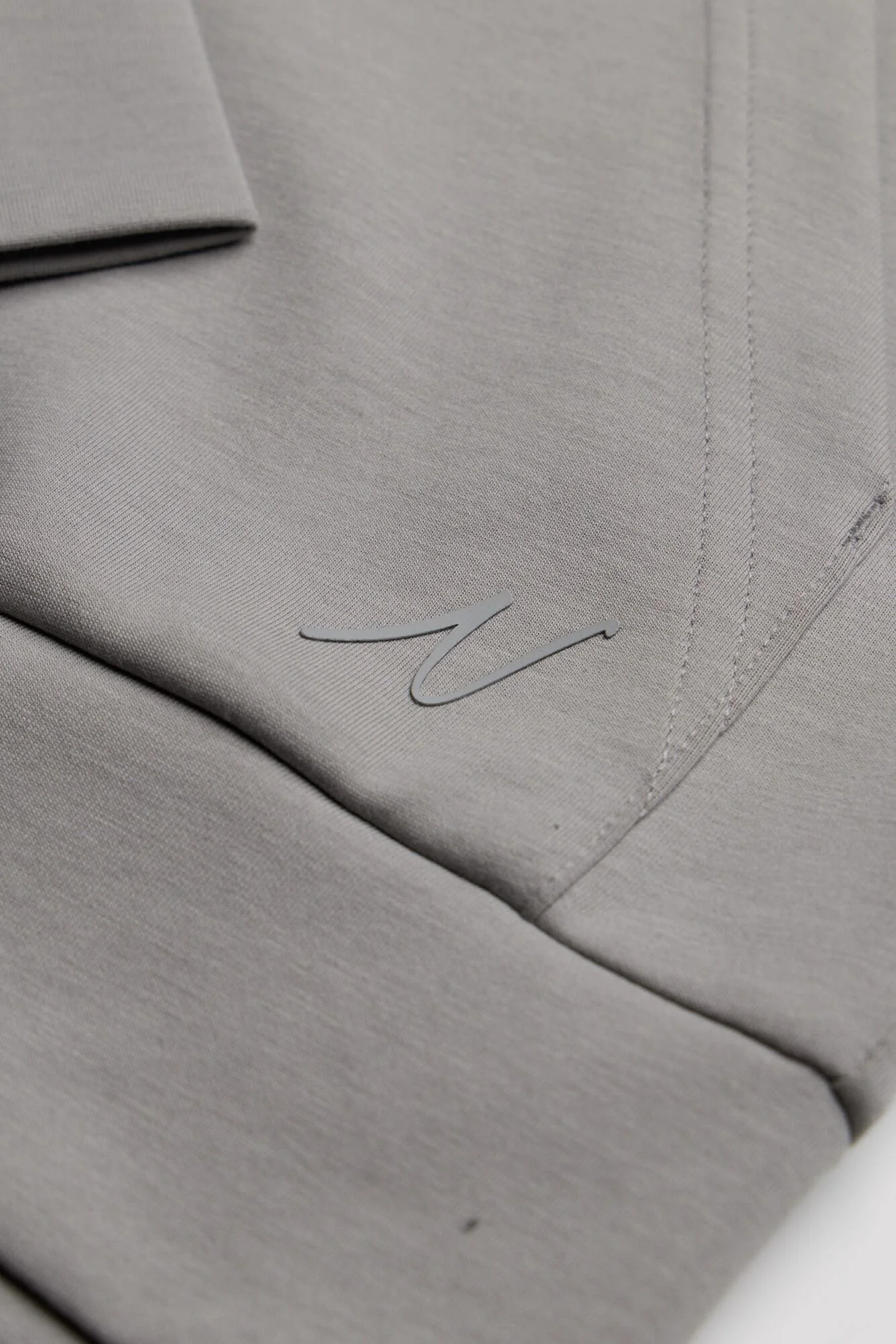 NICCE Mens Luxe Full Zip Hoodie | Circular Grey - Image 15