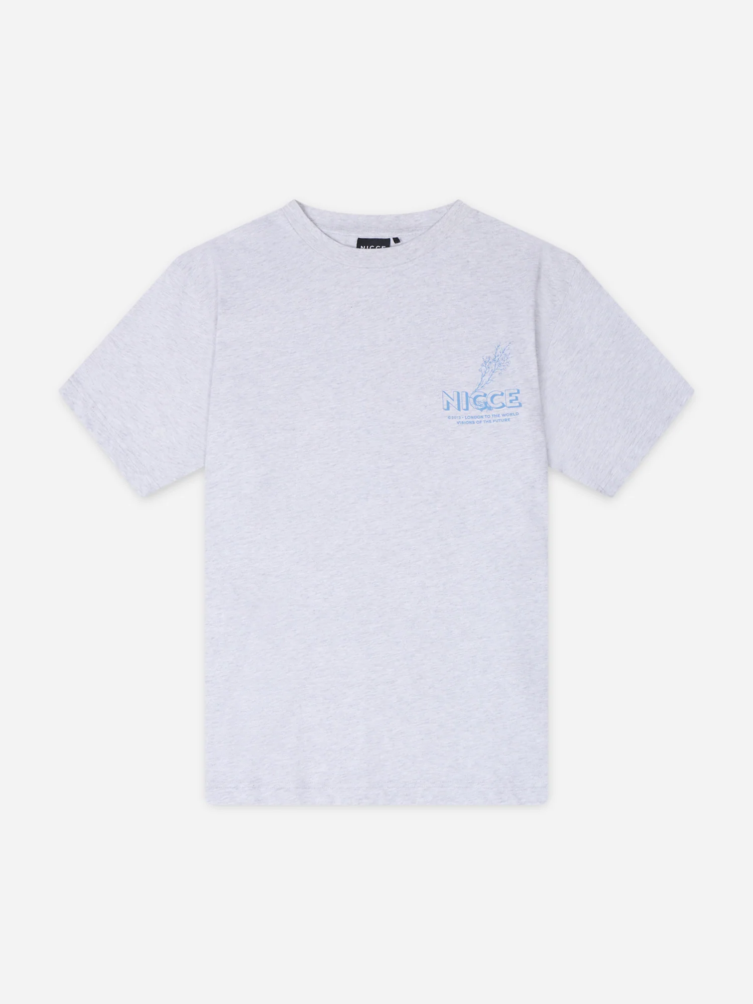 NICCE Mens Sylvan T-Shirt | Ice Grey Marl - Image 3
