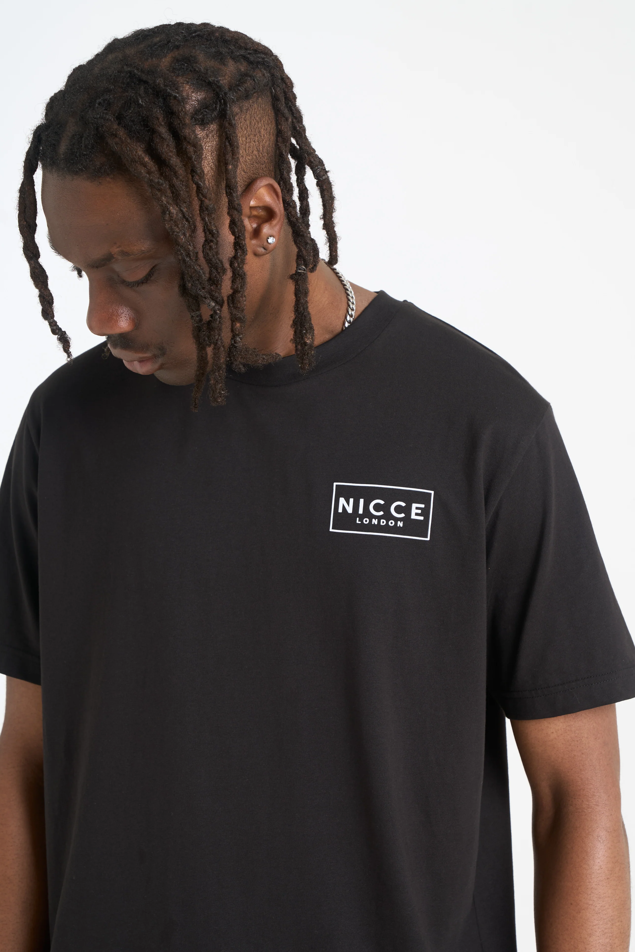 NICCE Mens Franzo T-Shirt | Black - Image 4