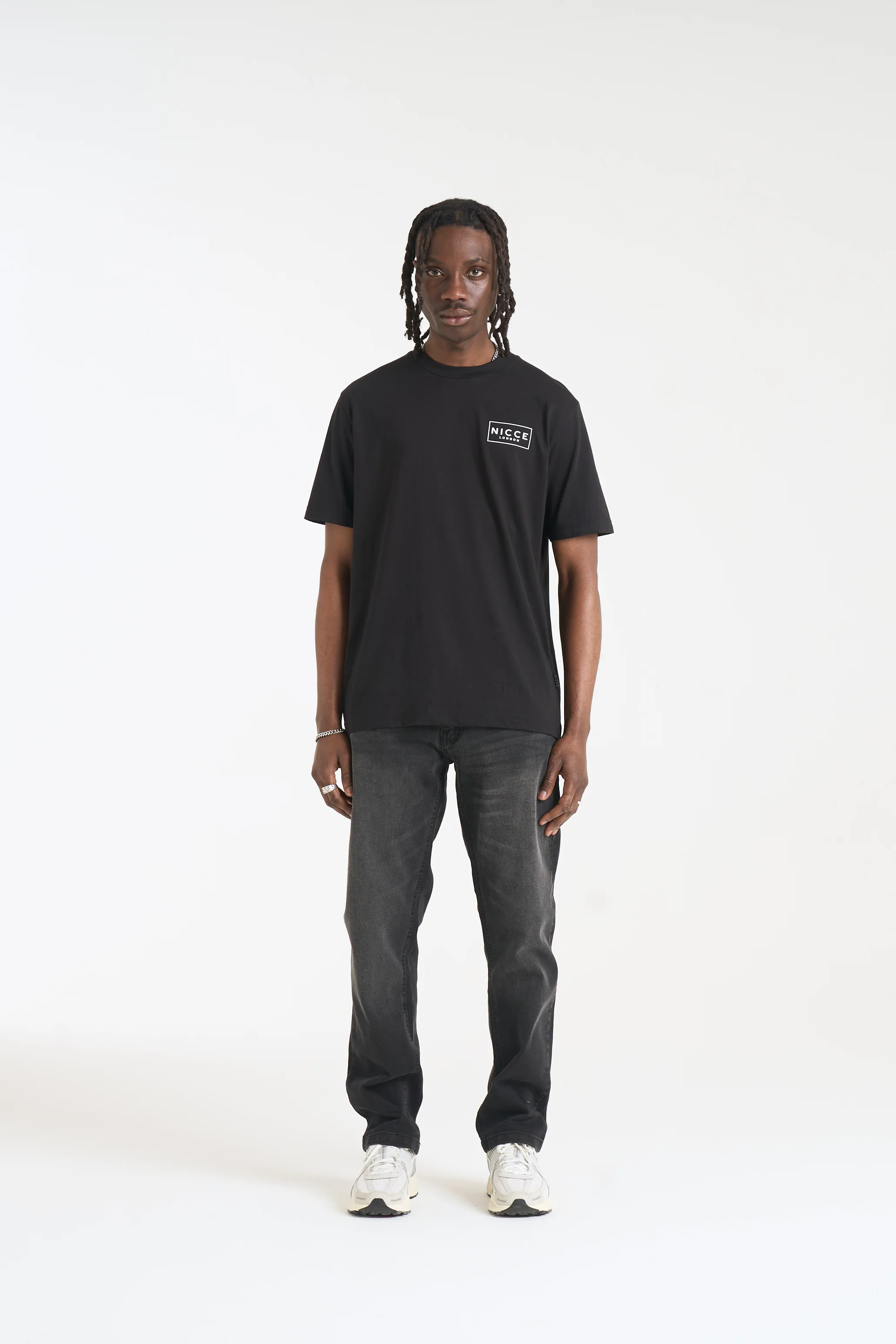 NICCE Mens Franzo T-Shirt | Black - Image 8