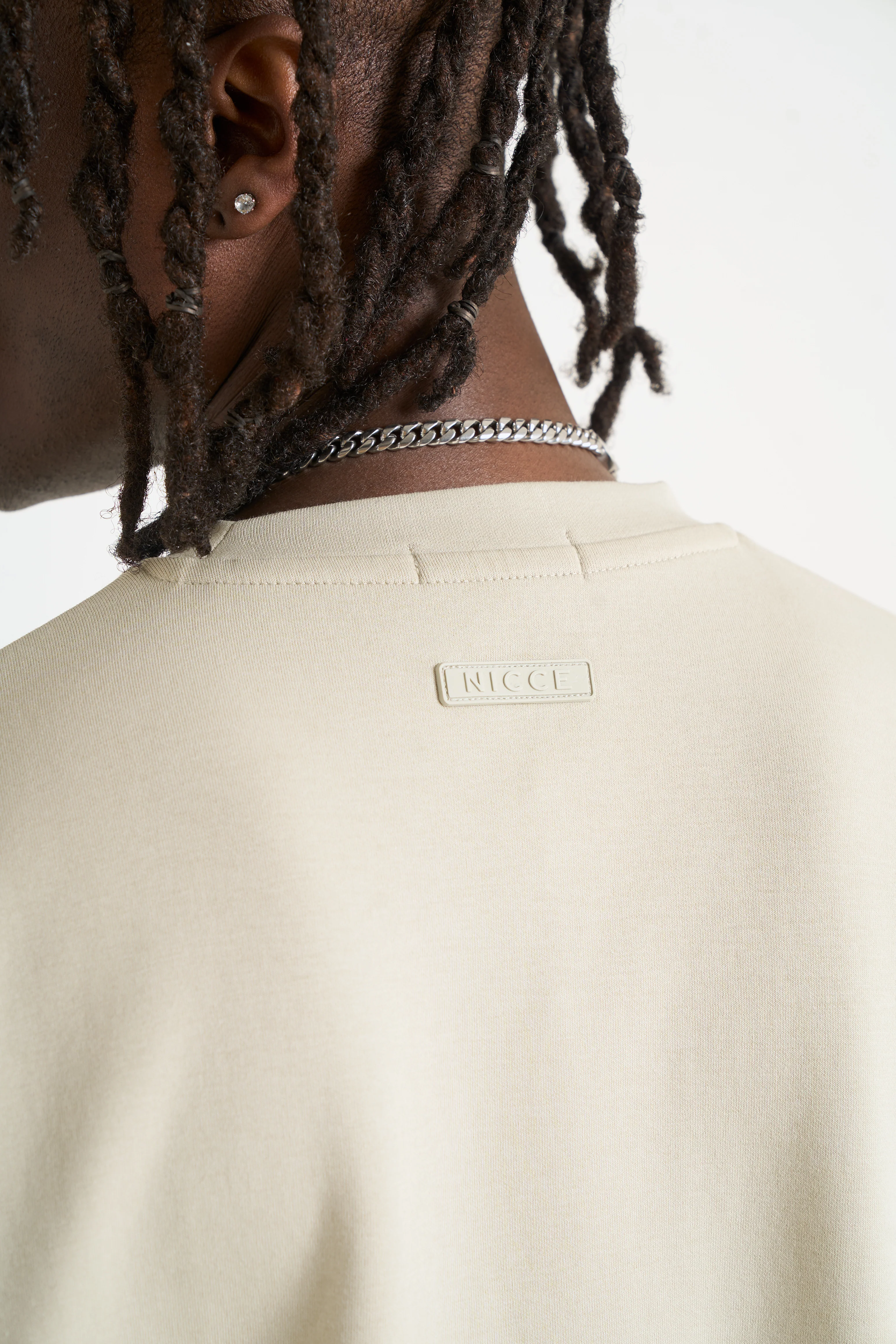 NICCE Mens Luxe T-Shirt | Grey Stone - Image 3