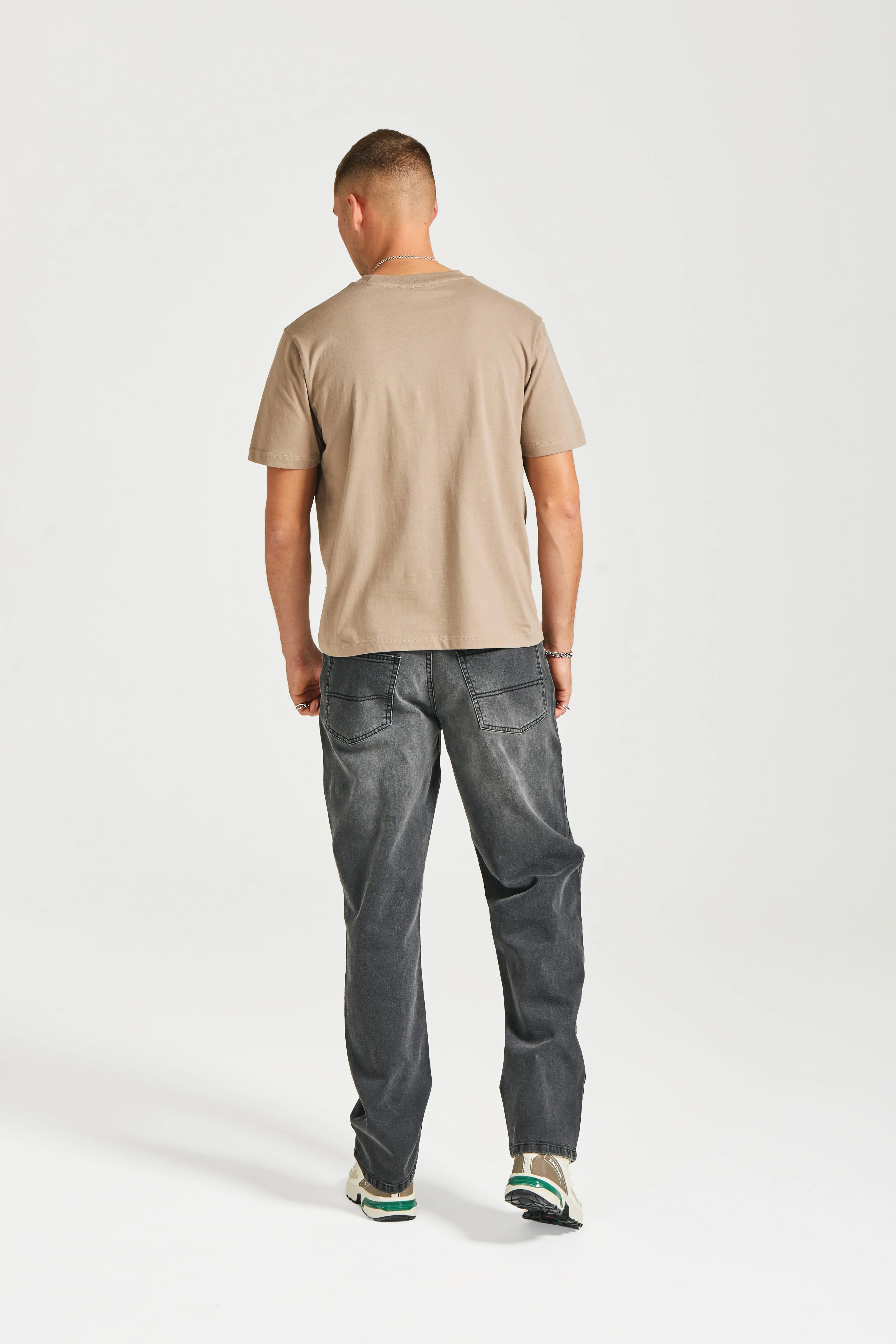 NICCE Mens Mercury Short Sleeve T-Shirt | Taupe - Image 7