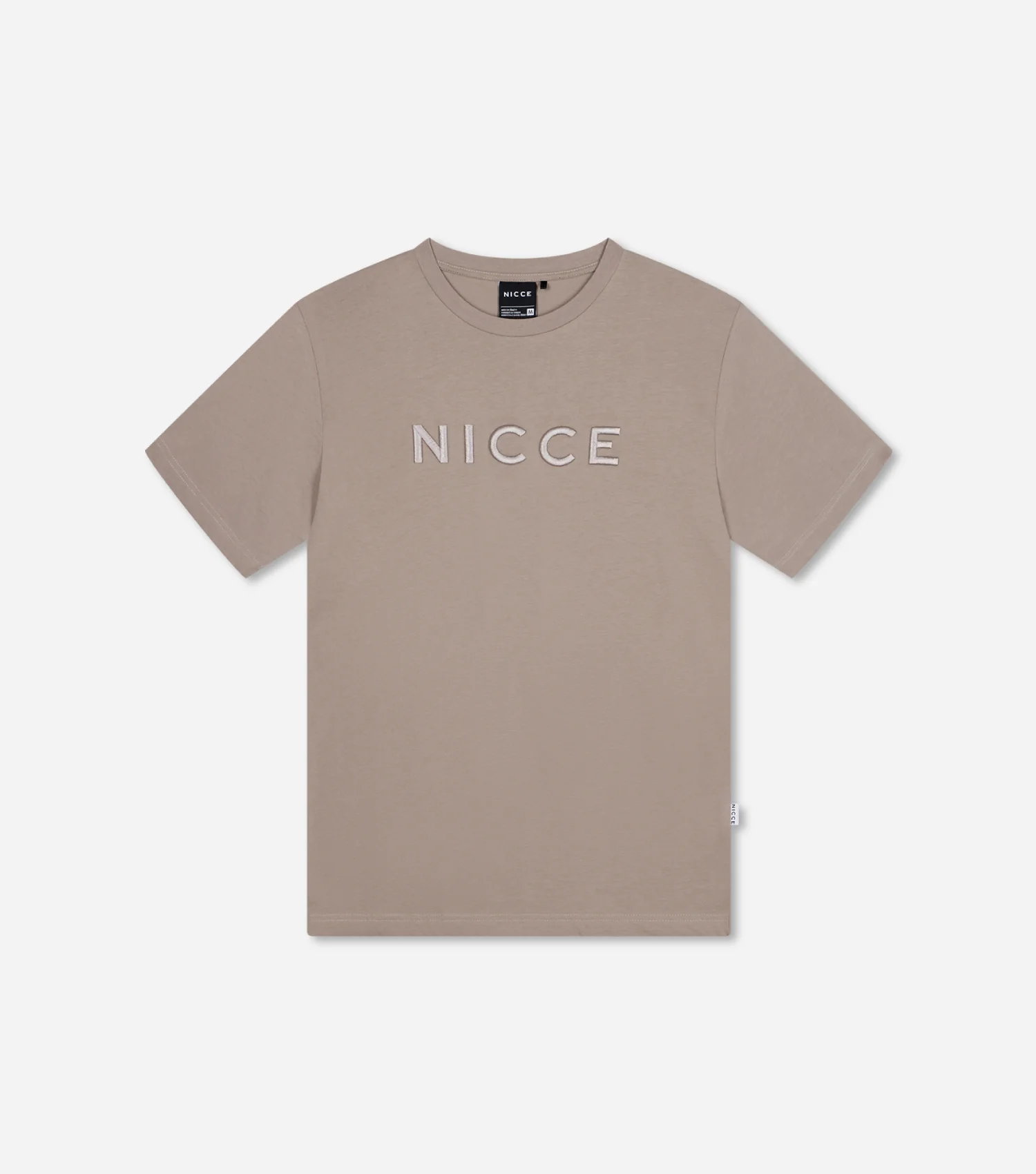 NICCE Mens Mercury Short Sleeve T-Shirt | Taupe - Image 8
