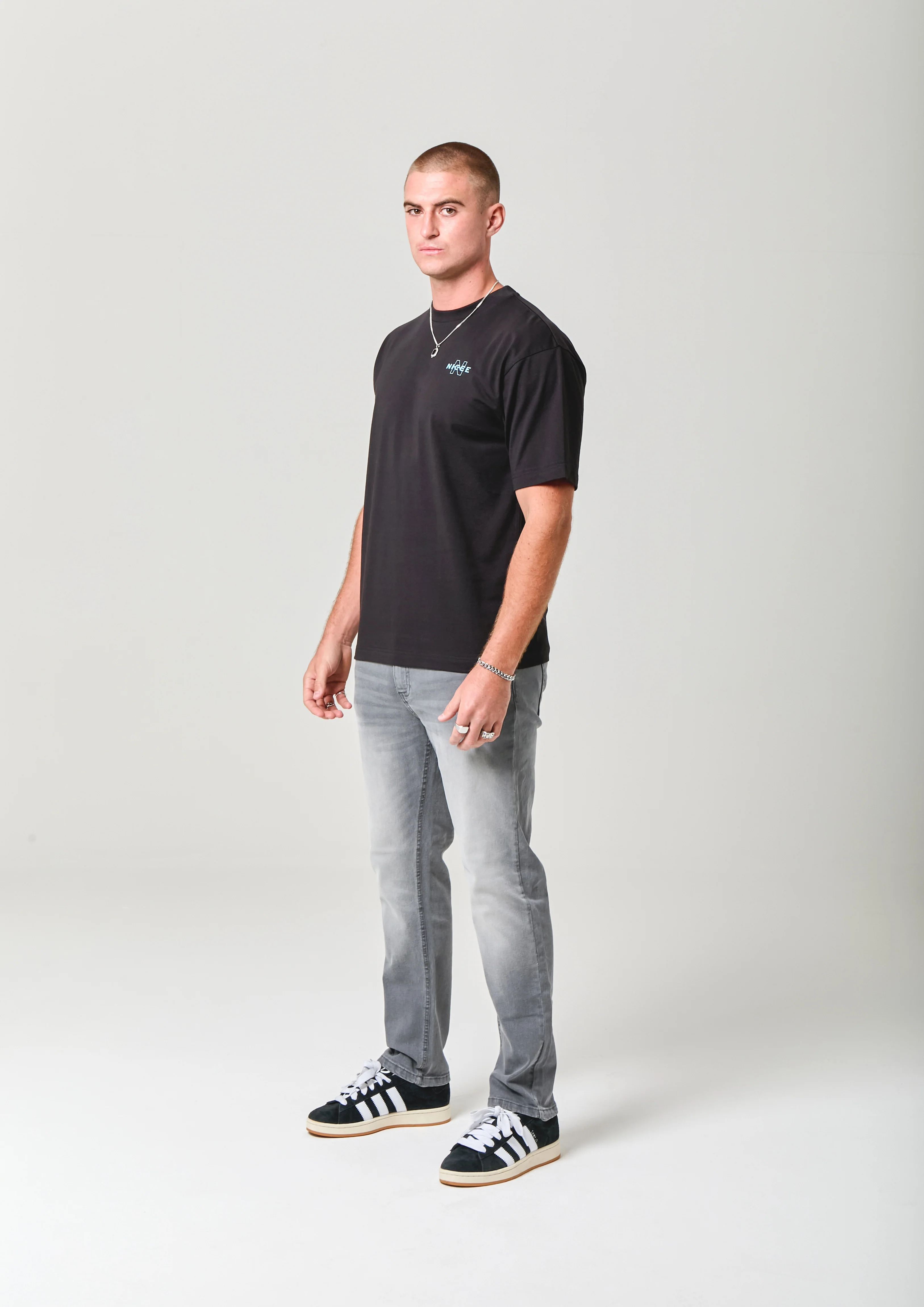 NICCE Mens Vertex T-Shirt | Black - Image 3