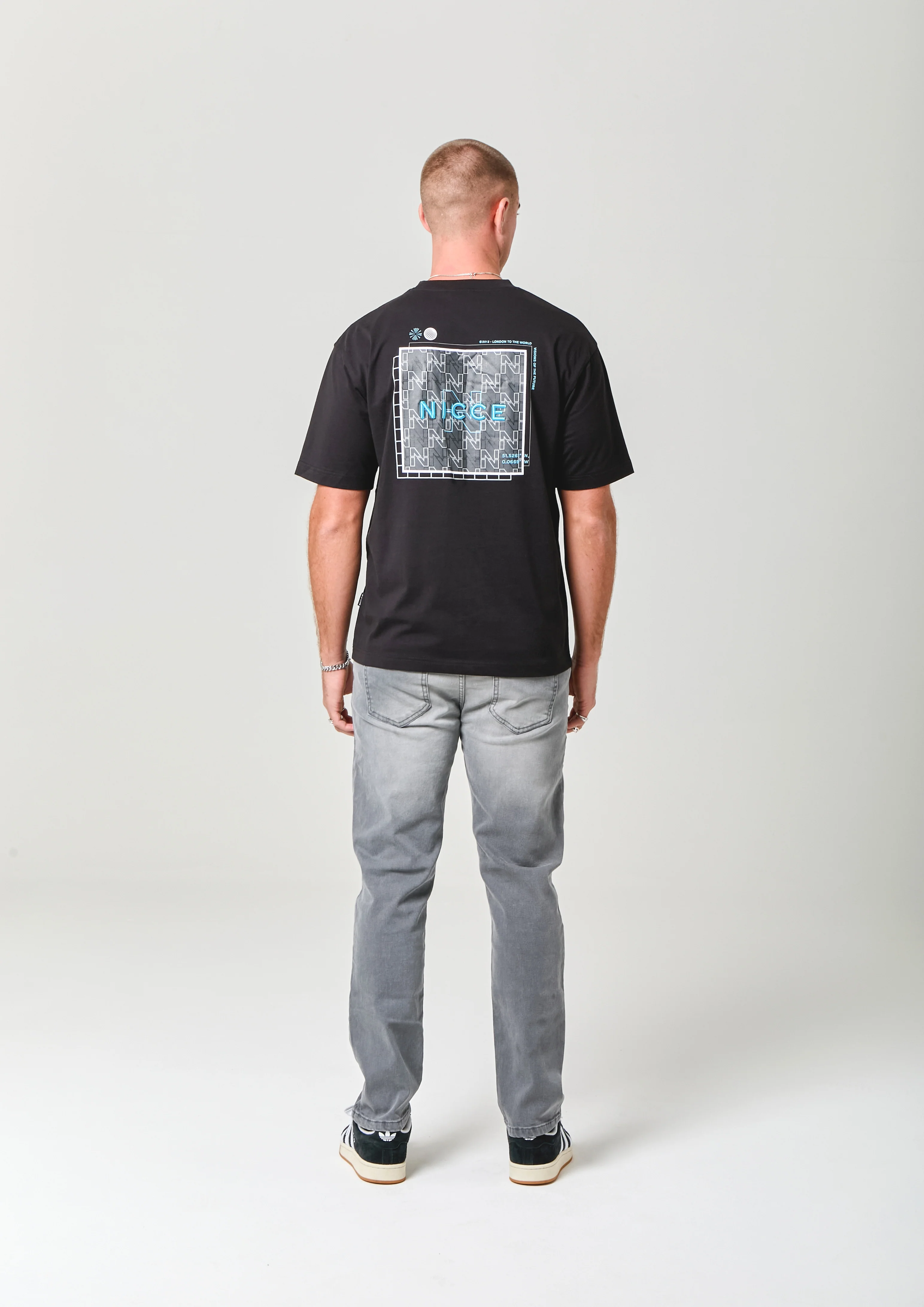 NICCE Mens Vertex T-Shirt | Black - Image 4
