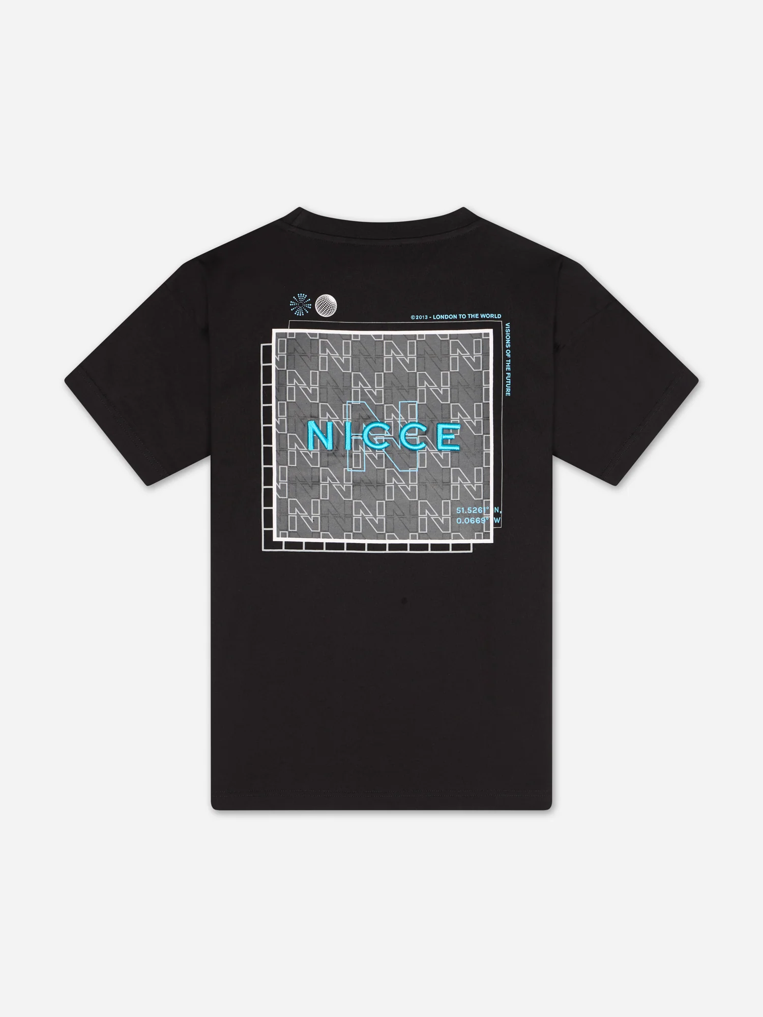NICCE Mens Vertex T-Shirt | Black - Image 7