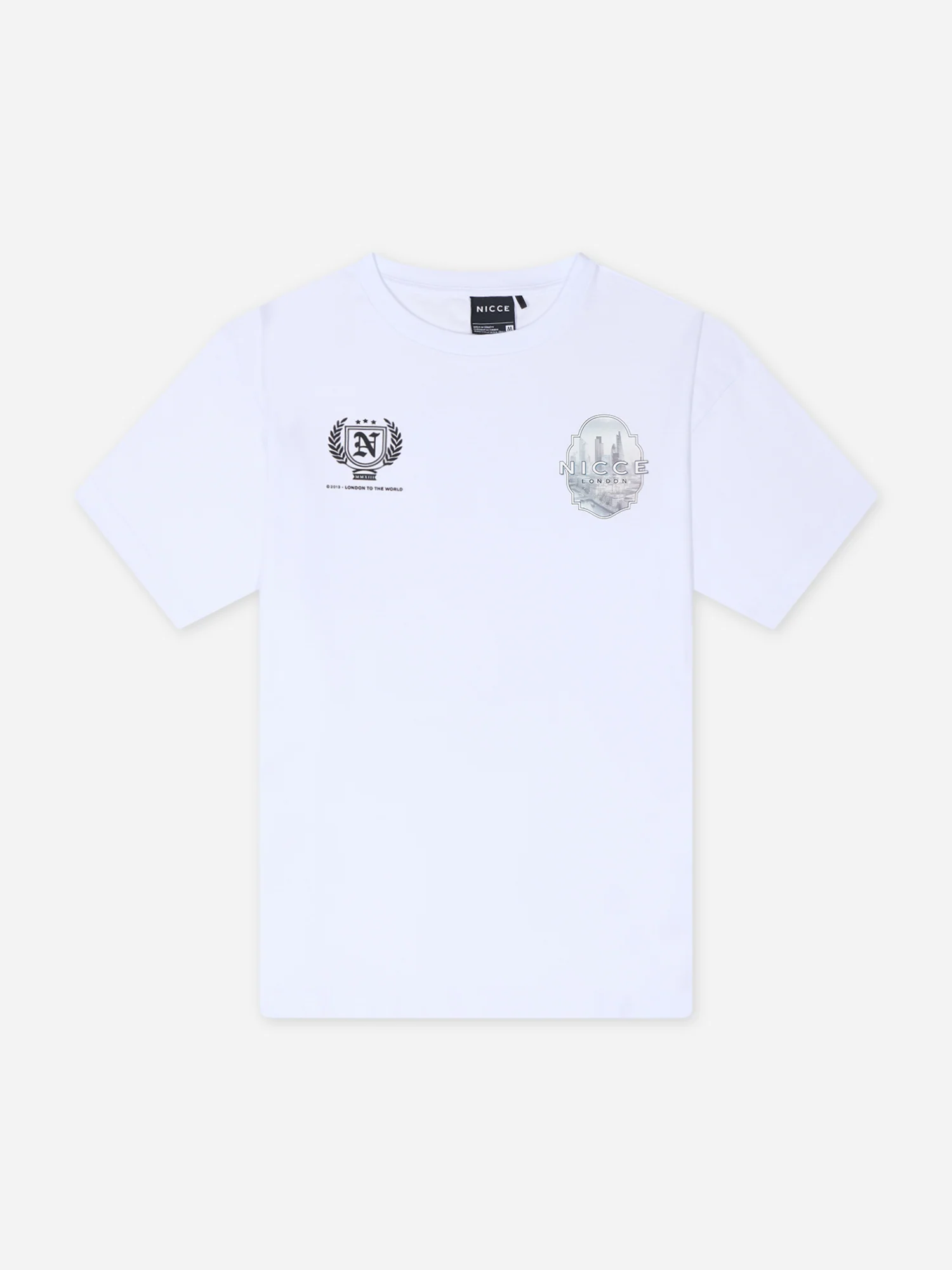 NICCE Mens Vista T-Shirt | White - Image 2