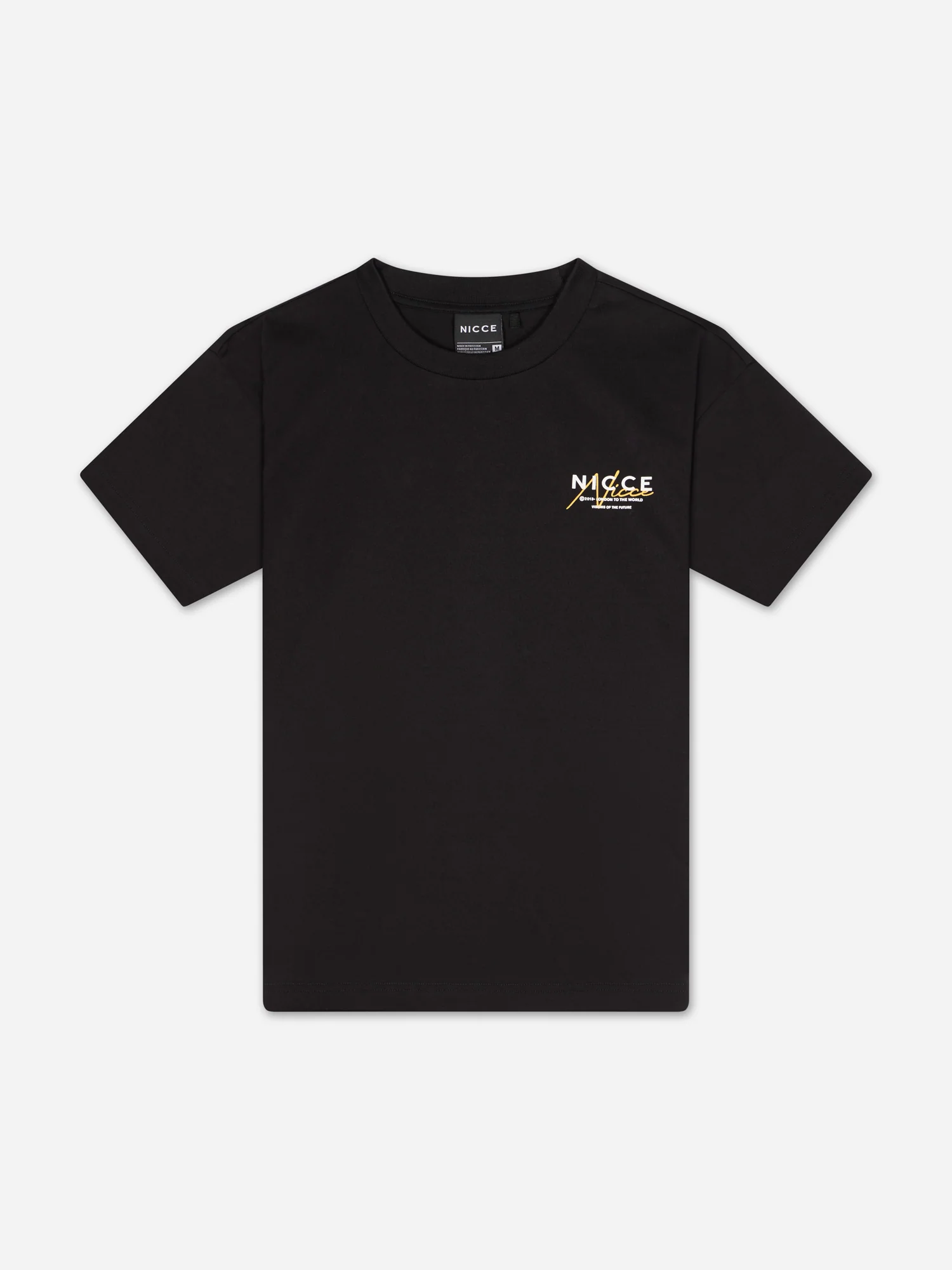 NICCE Mens World Essentials T-Shirt | Black - Image 5